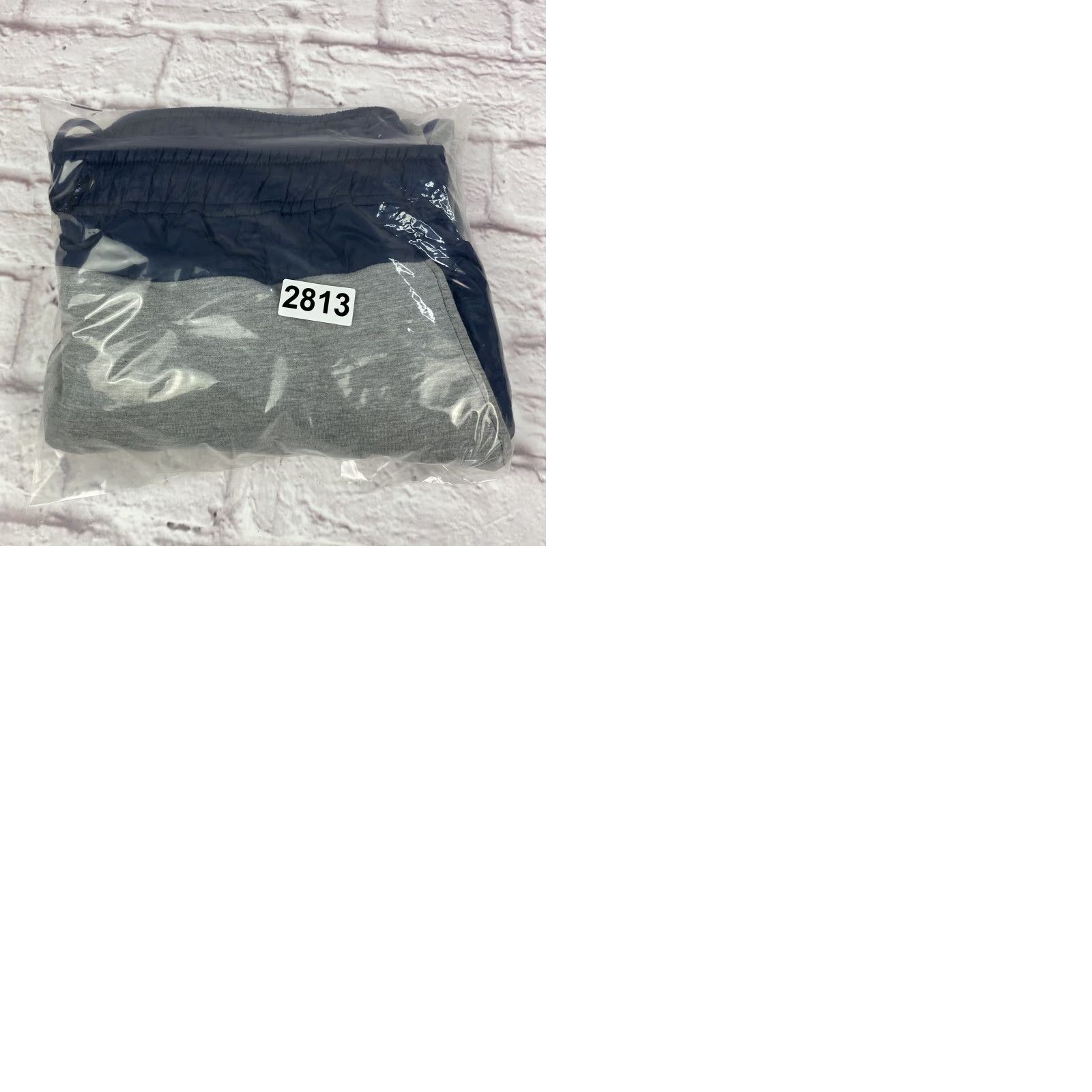 Gap Gap Mens Pants All Elements Fleece Jogger 36in Gray Navy Large Athletic Workout Size US 33 - 9 Thumbnail