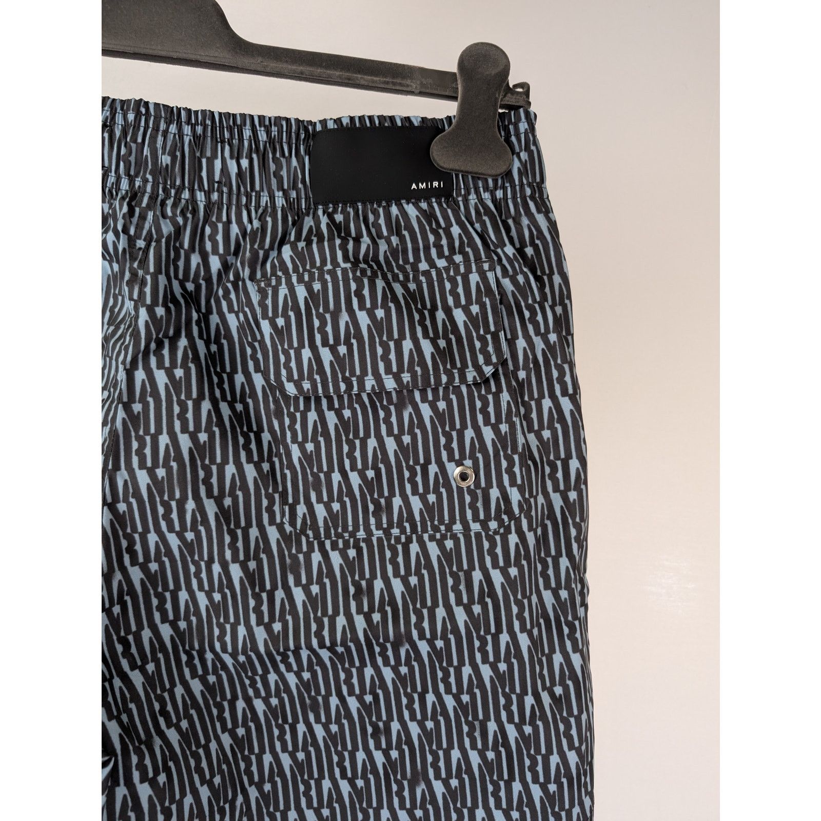 Amiri o1rshd1 Allover Amiri Swim Trunk Swim Shorts in Dusty Blue Size US 32 / EU 48 - 9 Thumbnail