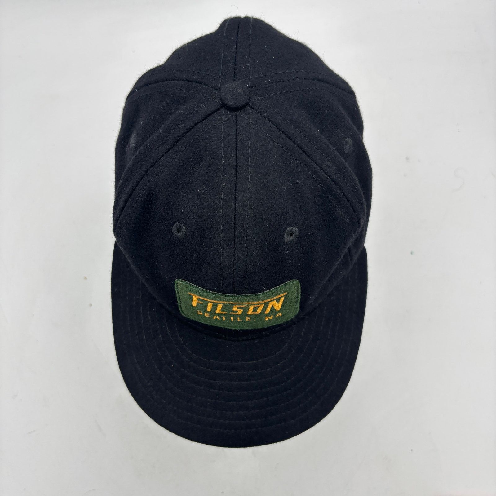 Ebbets Field Flannels × Filson Filson x Ebbets Field Flannels Wool Hat Adjustable Cap Black Size ONE SIZE - 6 Thumbnail