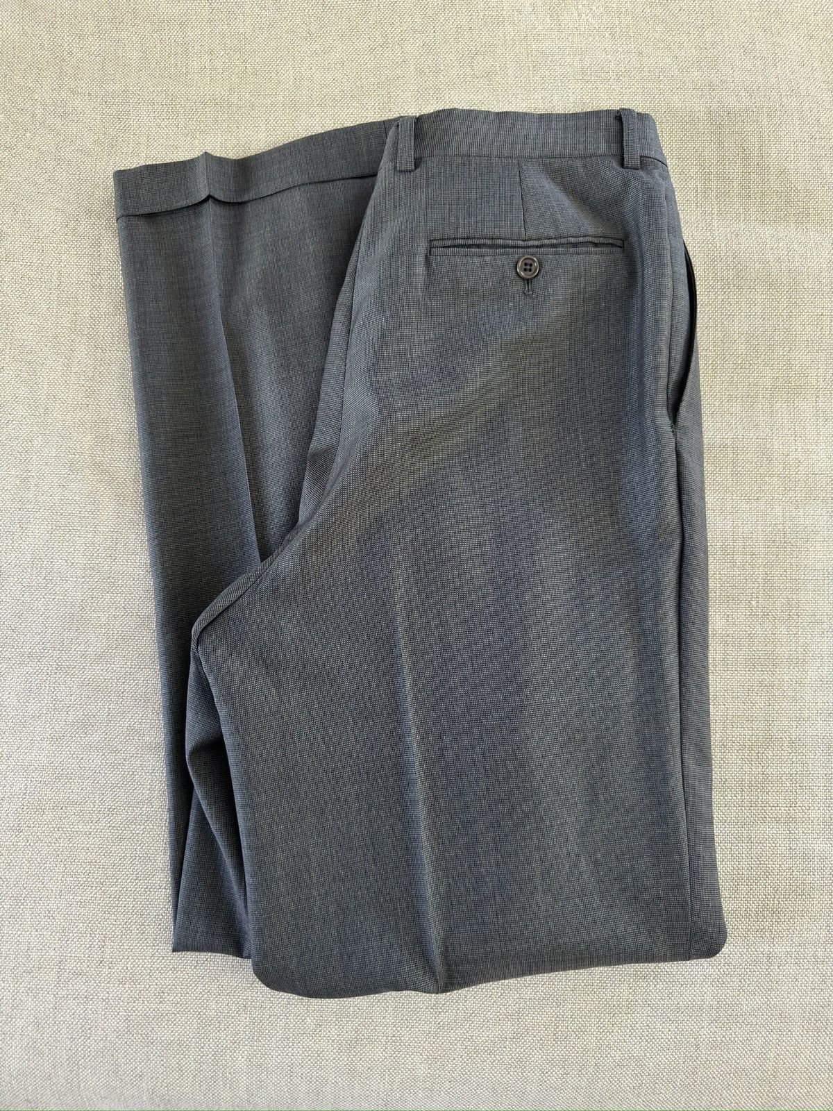 Bergdorf Goodman × Valentino Valentino Made In Italy DB Peak Lapel Wool Suit in Grey 40L Size 40L - 17 Thumbnail
