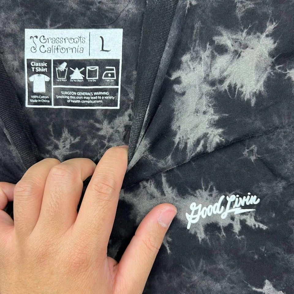 Grassroots California Good Livin x Grassroots Shirt Men Short Sleeve Cotton Size US L / EU 52-54 / 3 - 3 Thumbnail