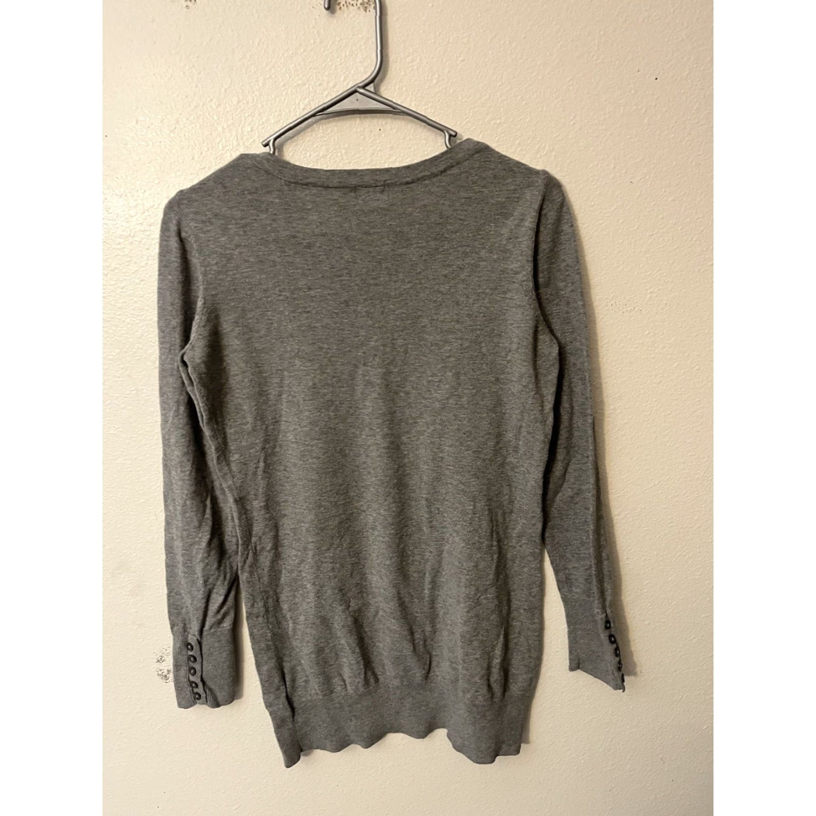 H&M H&M Basic V Neck Pullover Sweater Women's Medium Black Long Sleeve Shirt Size M / US 6-8 / IT 42-44 - 3 Thumbnail