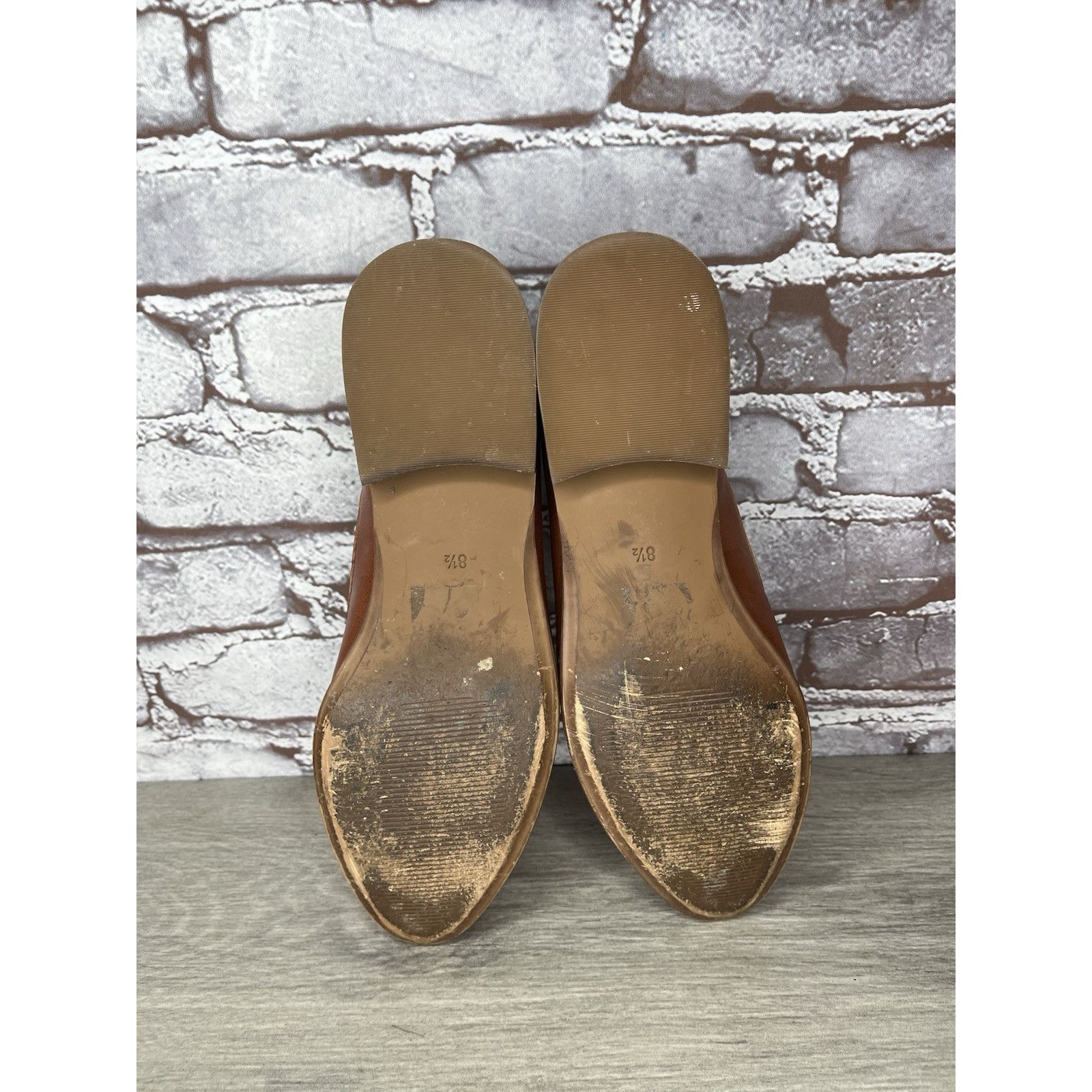 Madewell Madewell Frances Leather Loafers Burnished Mahogany Slip-On Size US 8.5 / IT 38.5 - 16 Thumbnail