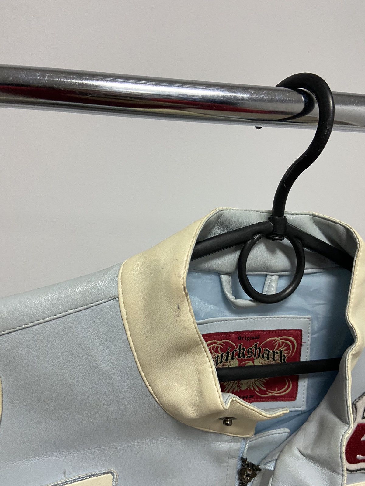 NASCAR × Vintage Quickshark Racing leather Jacket Vintage nascar Size US L / EU 52-54 / 3 - 15 Thumbnail