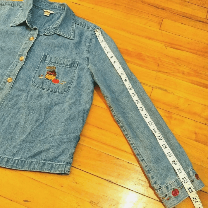 Vintage Vintage Christopher & Banks Halloween Pumpkin Denim Shirt M Size M / US 6-8 / IT 42-44 - 6 Thumbnail