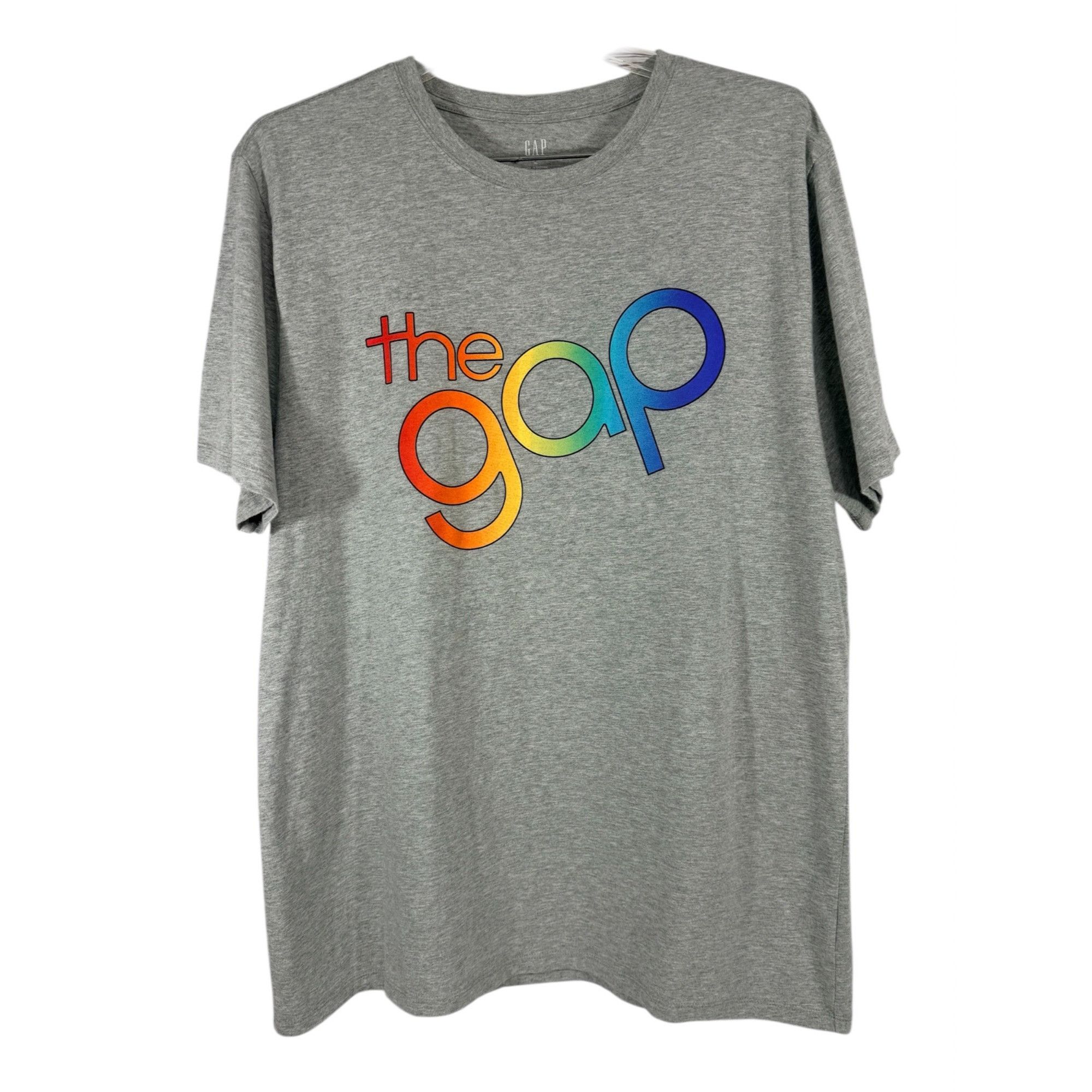 Gap Gap Ombré Logo Gray T-Shirt Unisex XL Rainbow Pride Graphic Size XL / US 12-14 / IT 48-50 - 1 Thumbnail