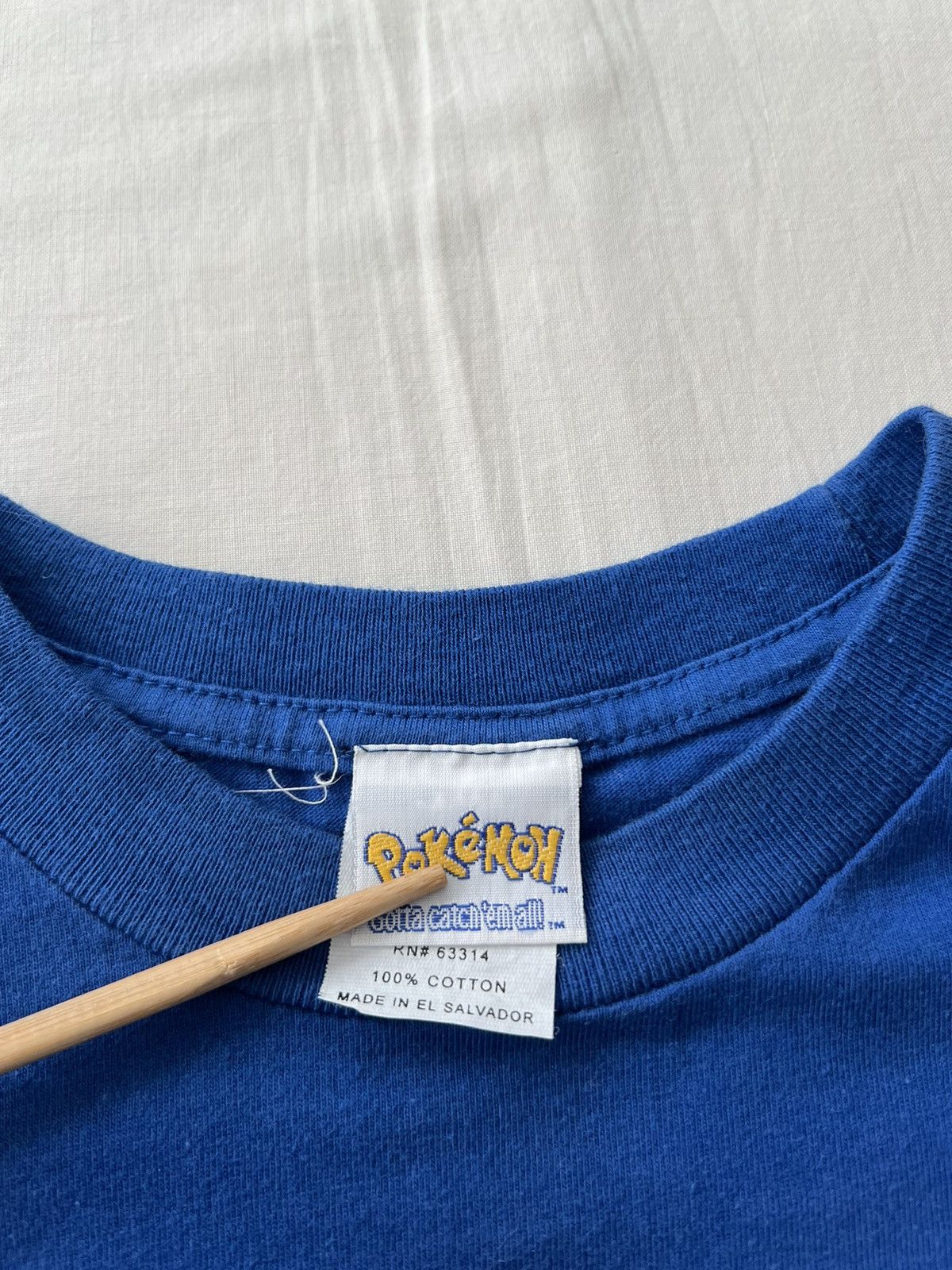 Pokemon Vintage 1999 Pokemon Pikachu Nintendo Cartoon Blue T-shirt Size US S / EU 44-46 / 1 - 10 Thumbnail