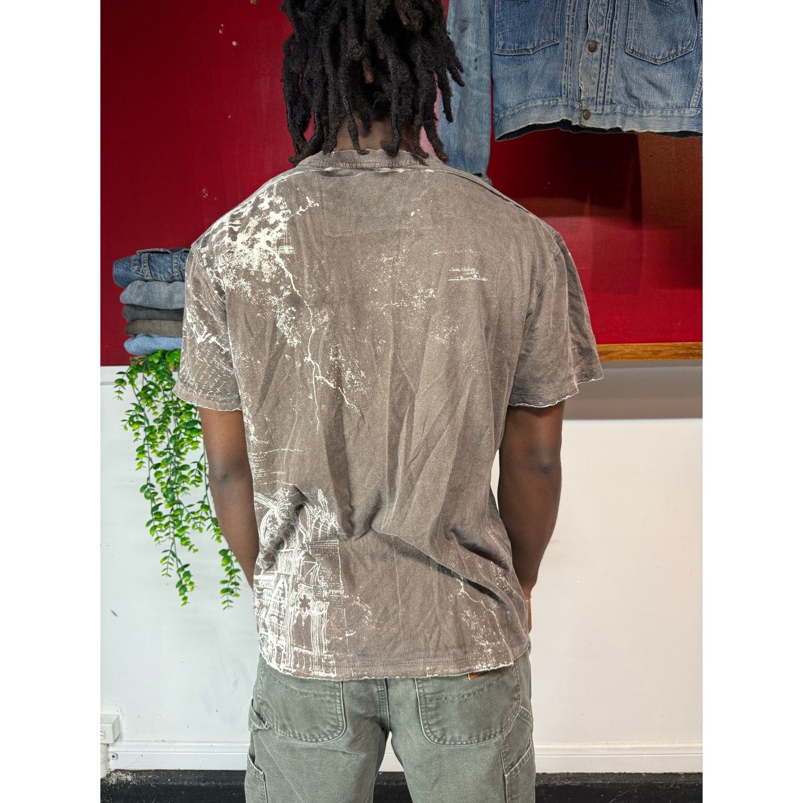 (+)PEOPLE y2k castle and horse tee Size US L / EU 52-54 / 3 - 2 Thumbnail