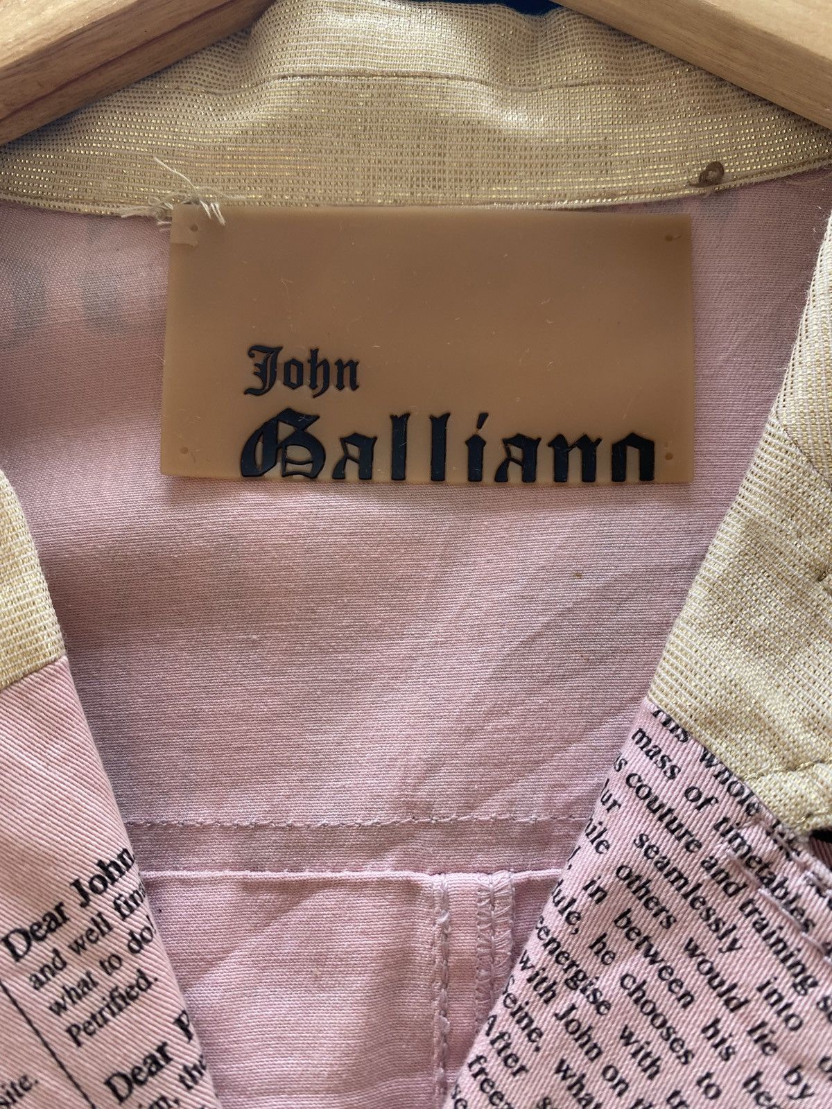John Galliano John Galliano Gazette Newspaper SS2005 Double Breast Jacket Size S / US 4 / IT 40 - 9 Thumbnail