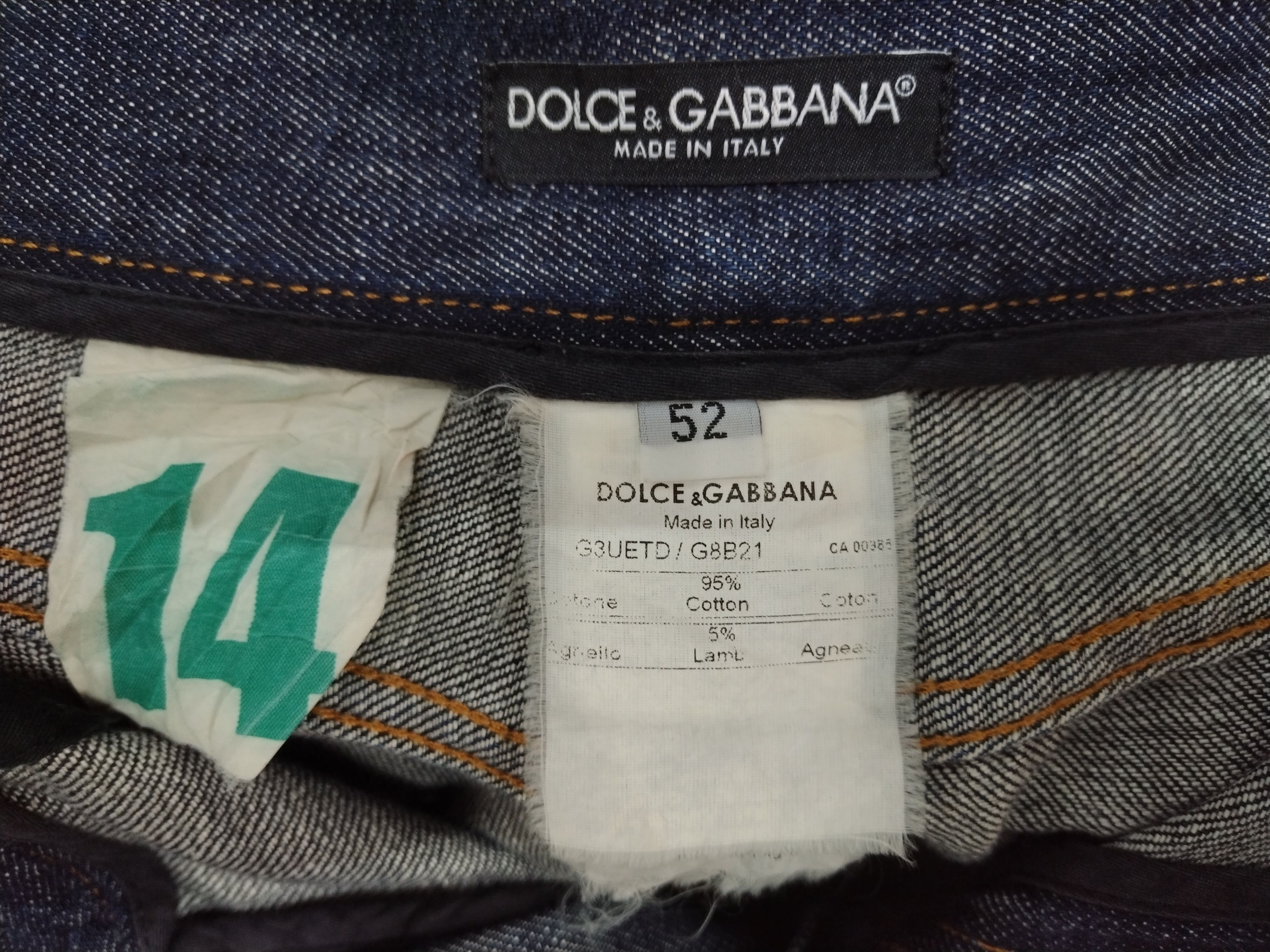 Dolce & Gabbana Iconic D&G Denim Men's Collection loose straight Size US 35 - 16 Thumbnail