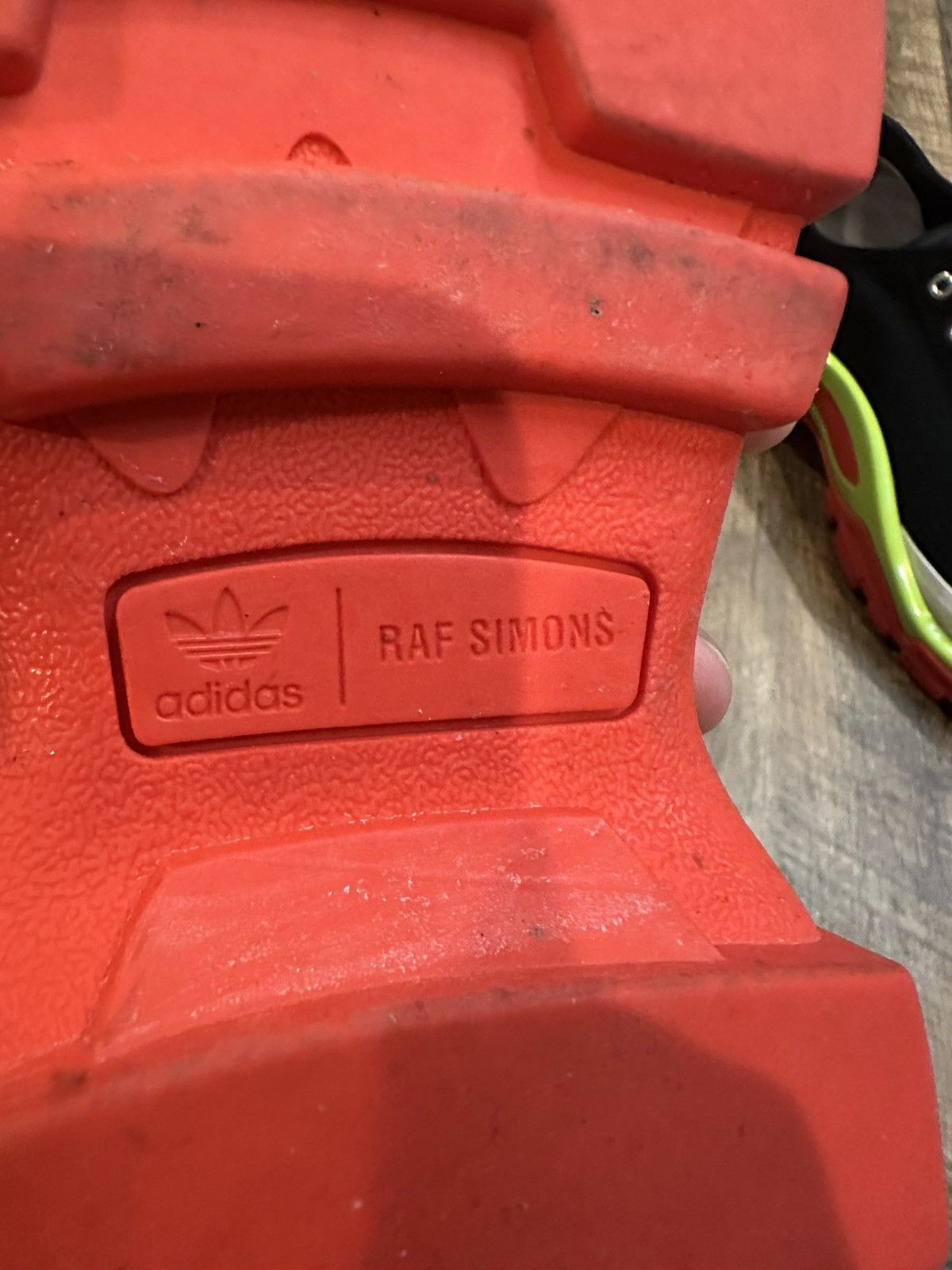 Adidas × Raf Simons Raf Simons x Adidas Detroit Runner Black Silver Slime Size US 12 / EU 45 - 8 Thumbnail