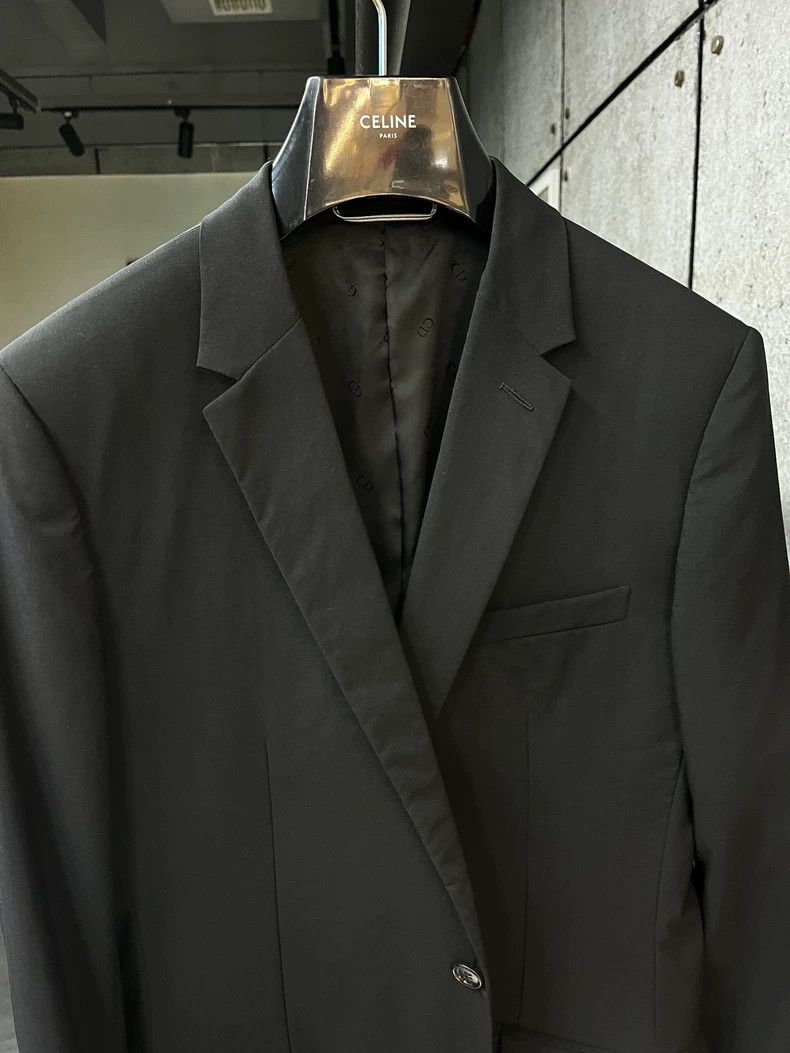 Dior Dior Black wool single-breasted suit 2502-Nextarrow Size 52R - 2 Thumbnail