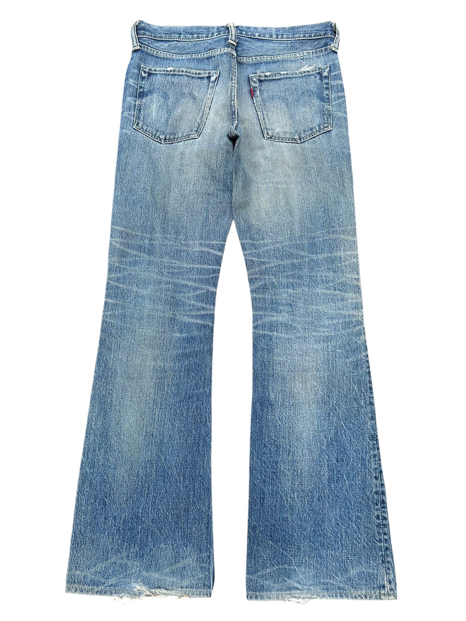 Kapital Flare Sugar Cane Vintage Distressed Denim Jeans Size US 31 - 8 Thumbnail