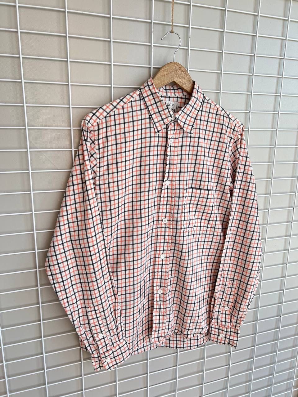 Acne Studios Acne Studios Oak Check Button Shirt Mens Size 46 or S/M Size US S / EU 44-46 / 1 - 5 Thumbnail