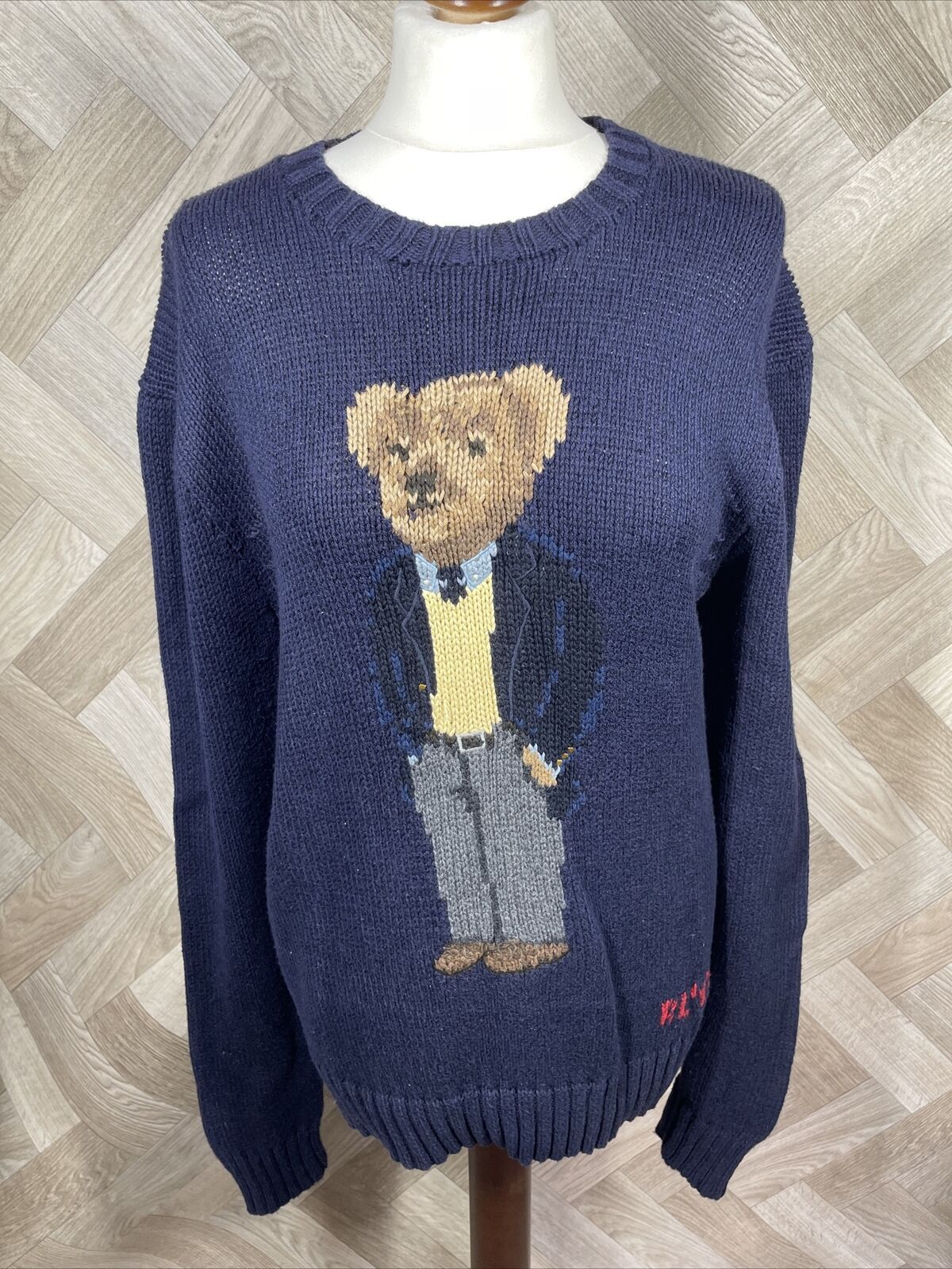 Polo Ralph Lauren Vintage Polo Ralph Lauren Executive RL 13 2013 Bear Sweater Size US XL / EU 56 / 4 - 1 Thumbnail