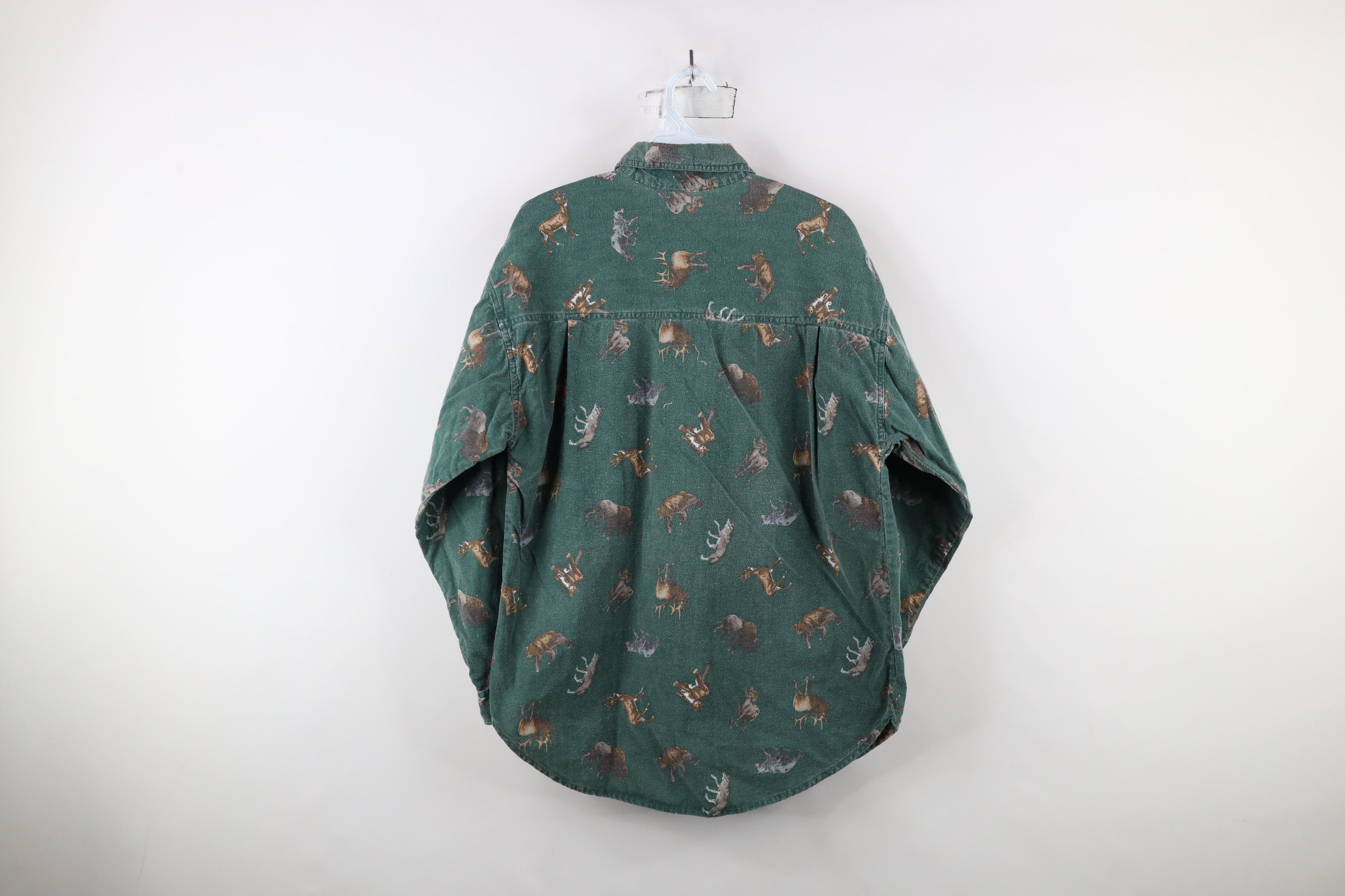 Vintage Vintage 90s Streetwear All Over Print Baggy Button Shirt Size S / US 4 / IT 40 - 8 Thumbnail