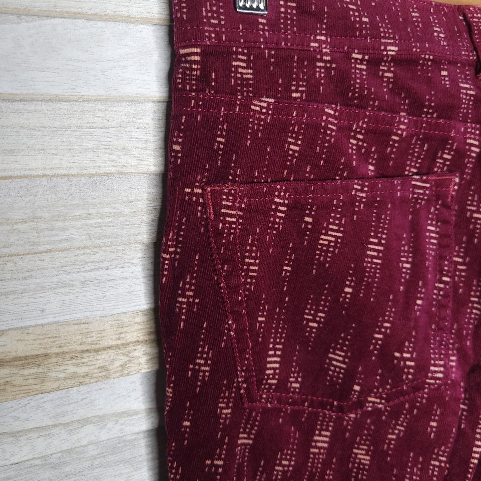 Anthropologie Anthropologie Pilcro Skinny Corduroy Pants 27 28 Size 28" / US 6 / IT 42 - 4 Thumbnail