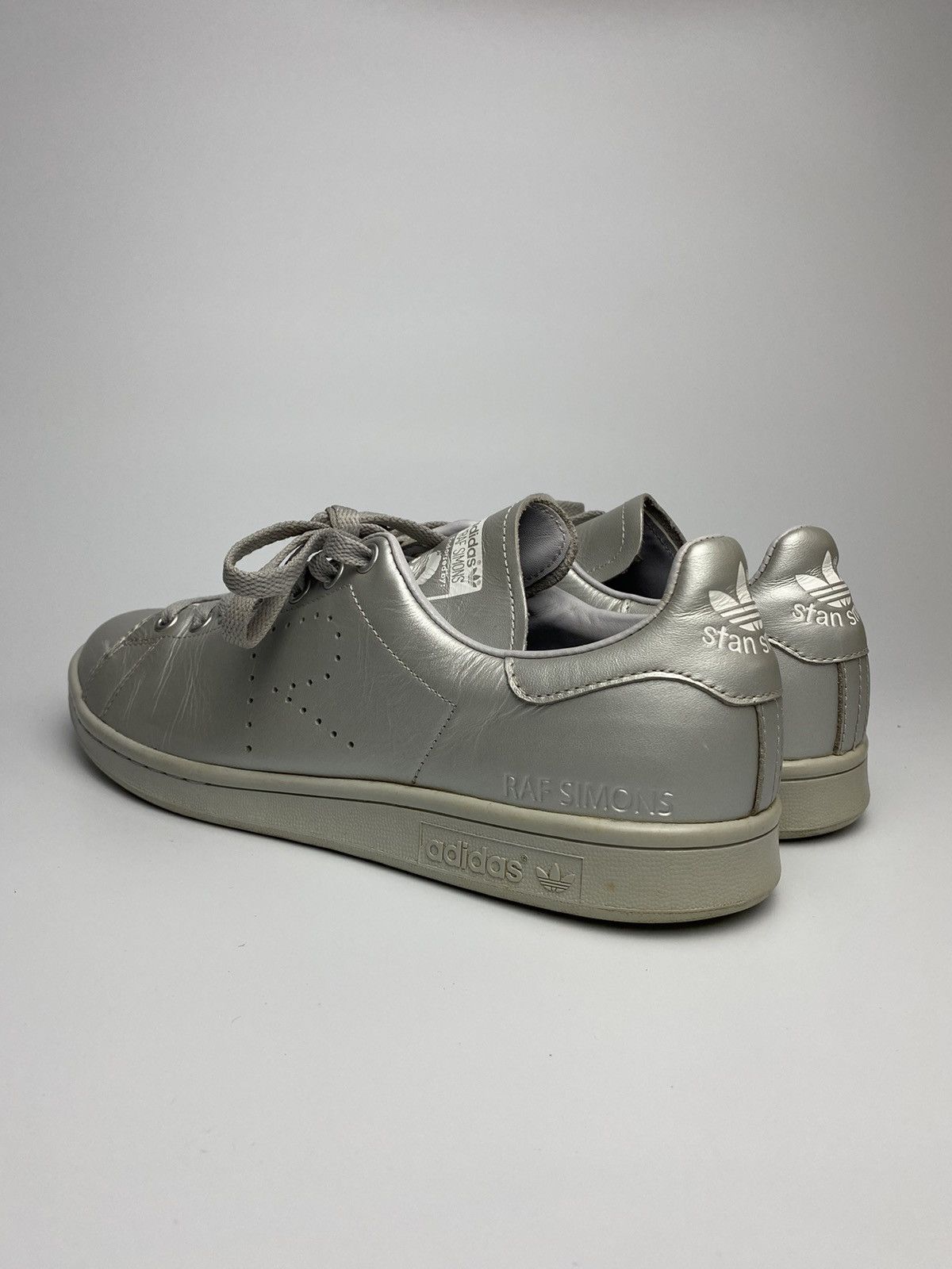 Adidas × Raf Simons Raf Simons x Adidas Stansmith Metallic Silver Size 10.5us Size US 10.5 / EU 43-44 - 5 Thumbnail