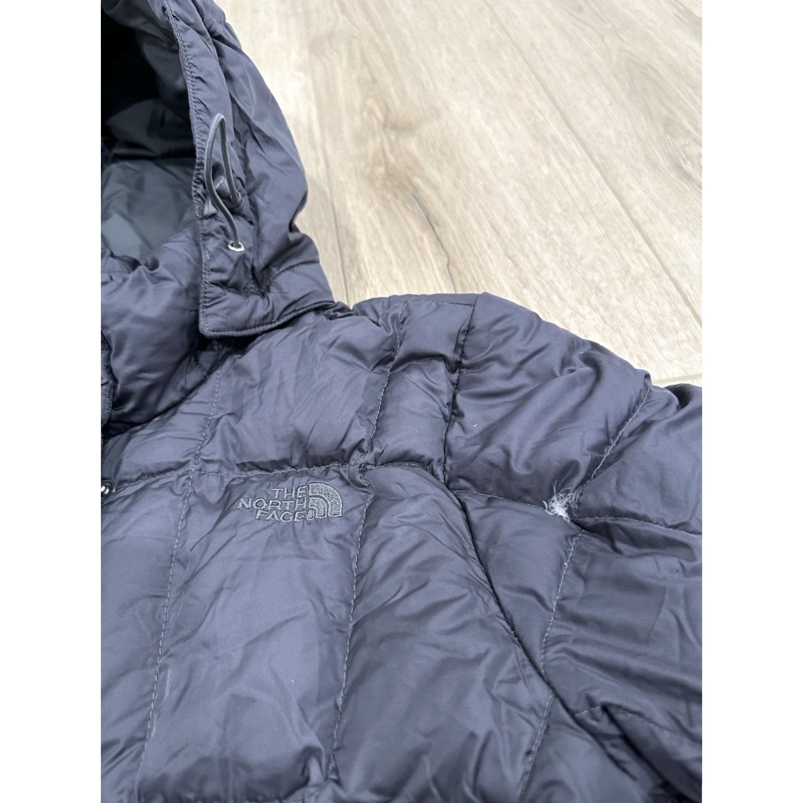 The North Face The North Face Jacket Women’s Size S Puffer Full Zip Long Coat Nylon Gray Down Insulated Lightweight Zipper Hooded Winter Casual Size S / US 4 / IT 40 - 6 Thumbnail