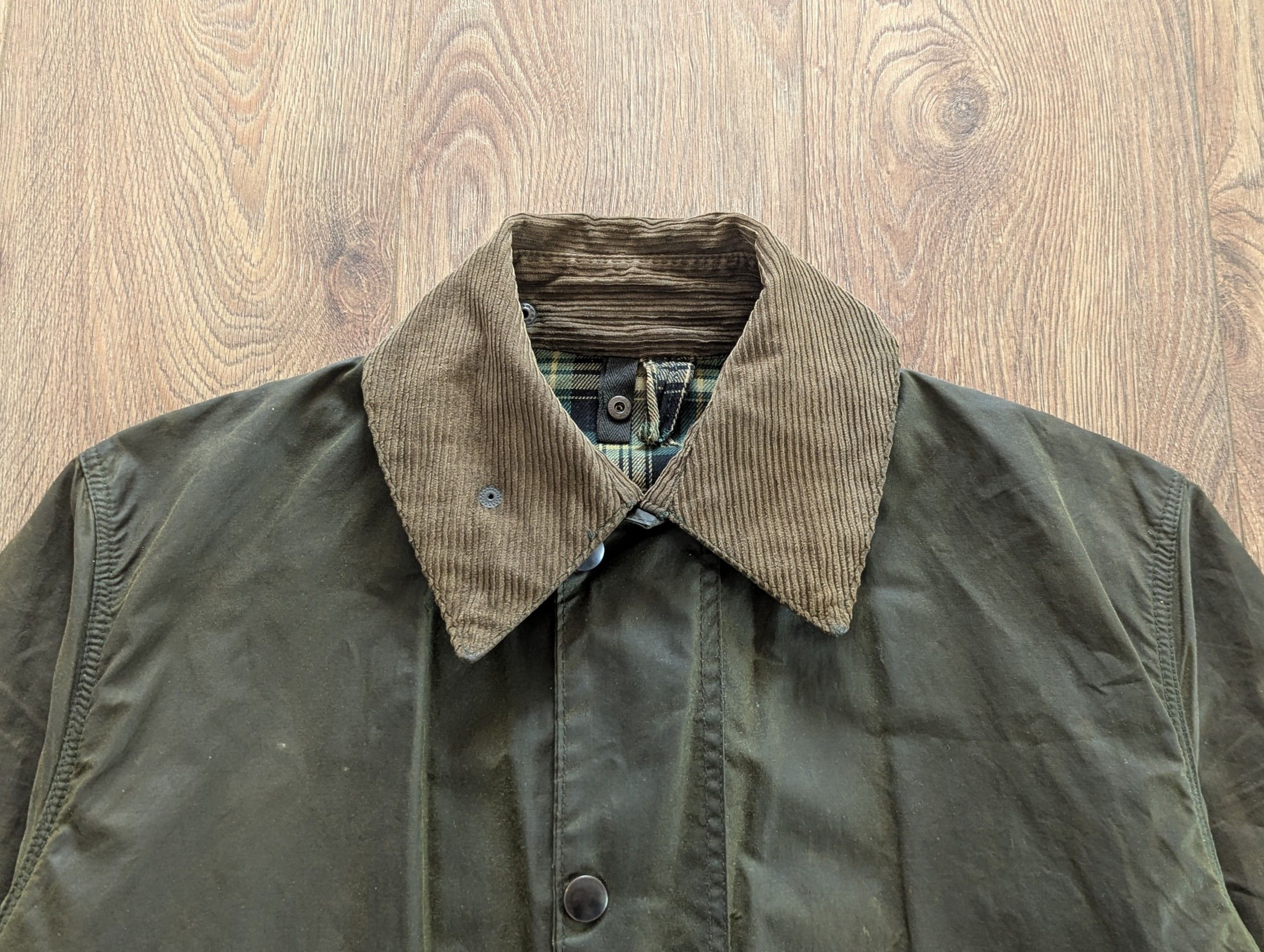 Barbour Barbour A200 Border Wax Jacket C36\91CM Made In England Size US S / EU 44-46 / 1 - 2 Thumbnail