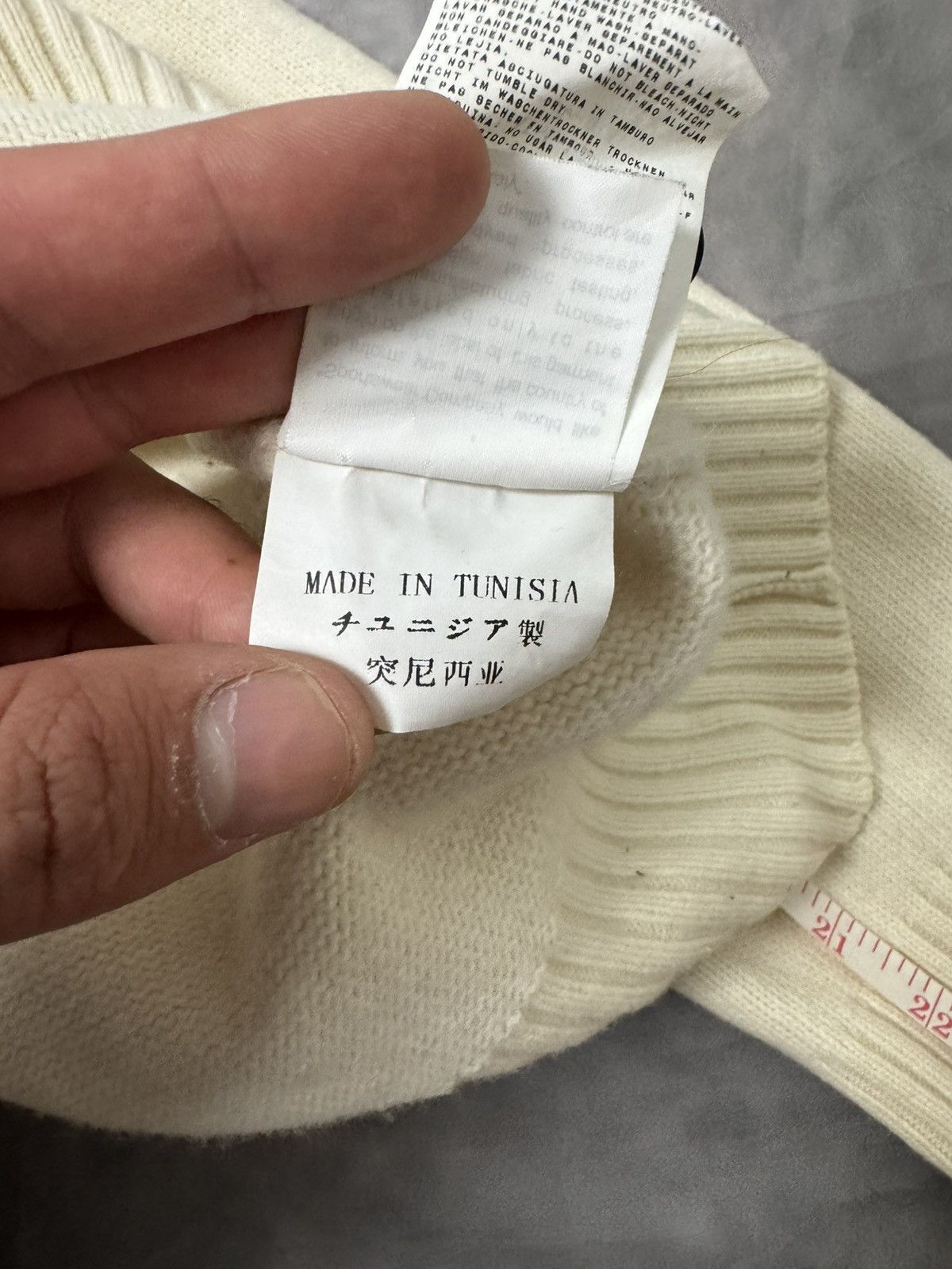Stone Island Stone Island Knit Sweater – XL – Beige Size US XL / EU 56 / 4 - 15 Thumbnail