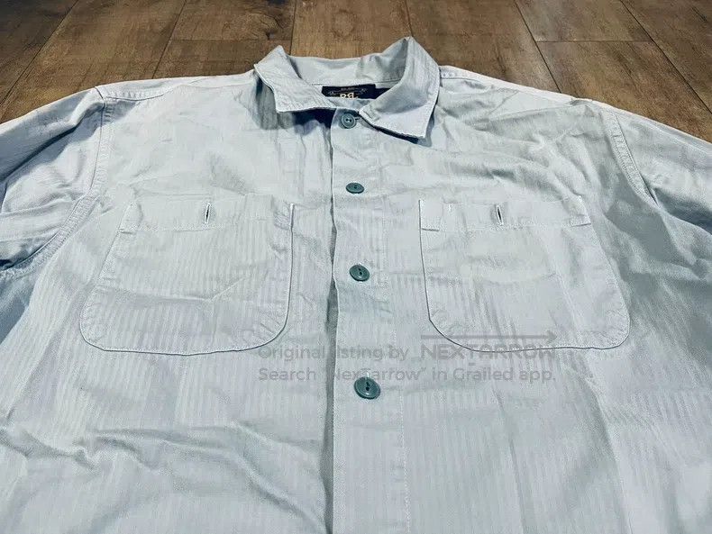 RRL Ralph Lauren RRL Ralph Lauren Blue dyed indigo embroidered flying tire Size US L / EU 52-54 / 3 - 2 Thumbnail