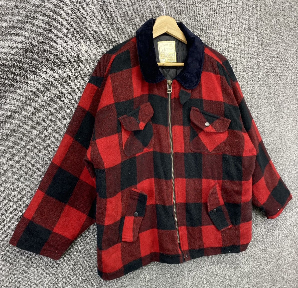 Toyo Enterprises Vintage Sugar Cane Shadow Plaids Checkered Jacket Size US M / EU 48-50 / 2 - 2 Thumbnail