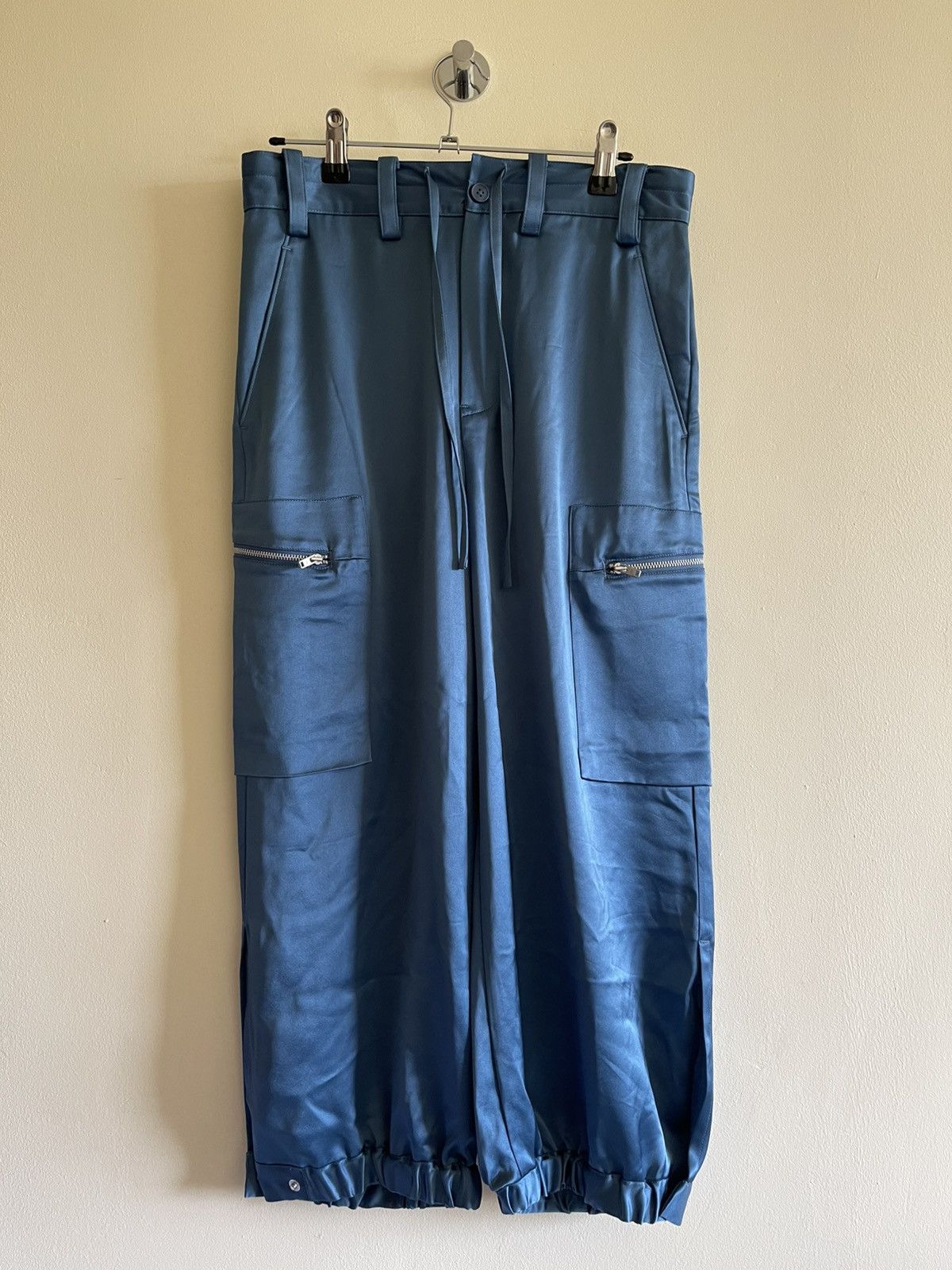 Adidas × Y-3 Adidas Y-3 Yohji Yamamamoto silk cargo pants Size 24" / US 00 / IT 34 - 2 Thumbnail