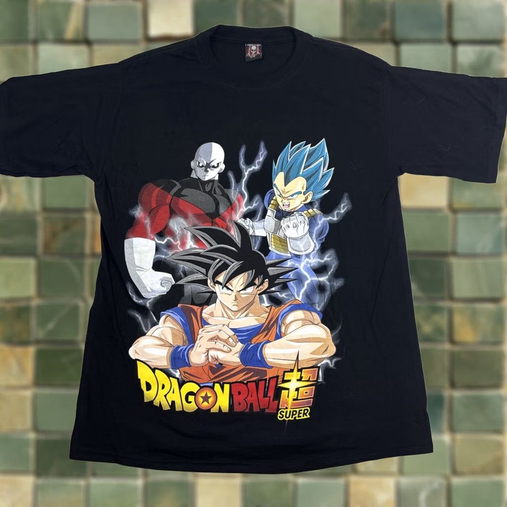 Vintage Rockstar T Shirt Men’s XL Dragon Ball Super Graphic Short Sleeve Black Anime Dragon Ball Mens XL Shirt Size US XL / EU 56 / 4 - 1 Thumbnail