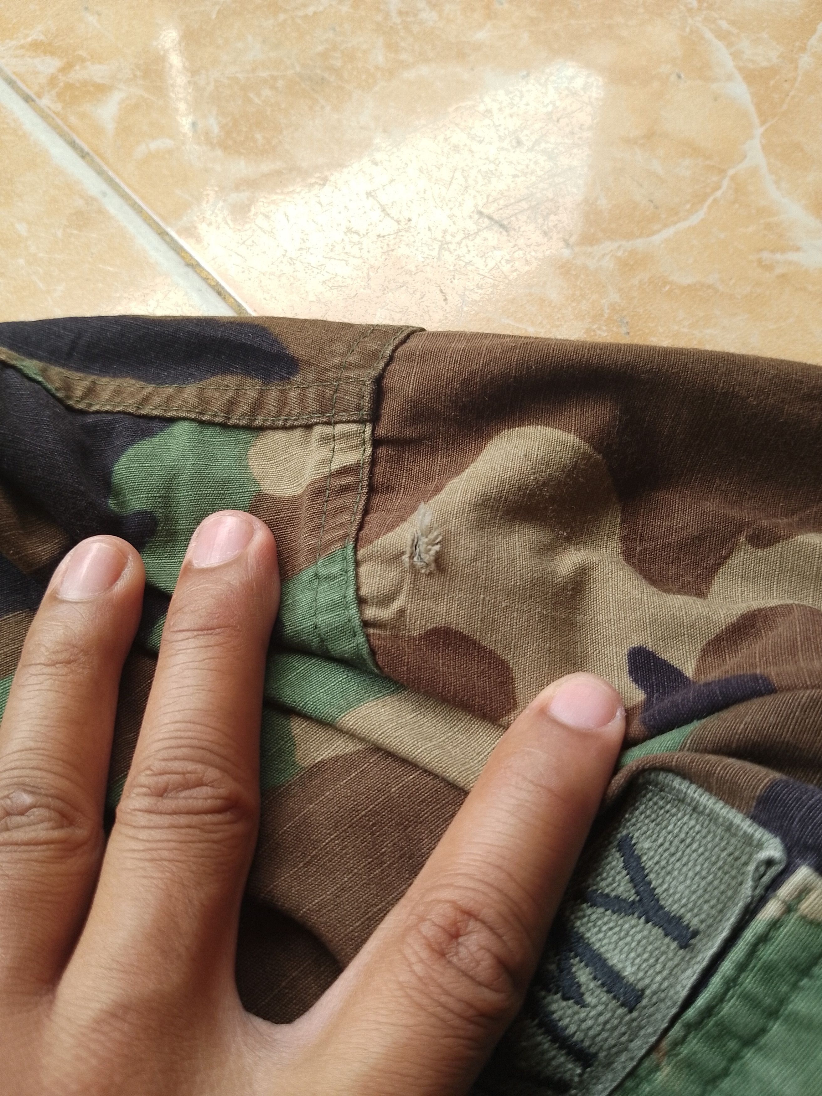 Vintage Vintage US ARMY Coat Hotweather Woodland Camo Size US M / EU 48-50 / 2 - 10 Thumbnail