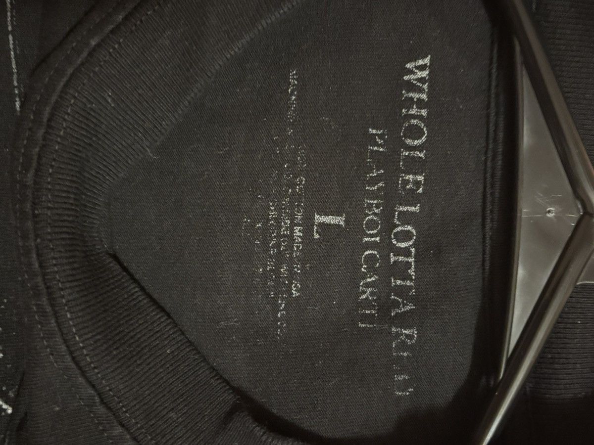 Playboi Carti Playboi Carti “Black Leather Devil” Tee Size US L / EU 52-54 / 3 - 5 Thumbnail