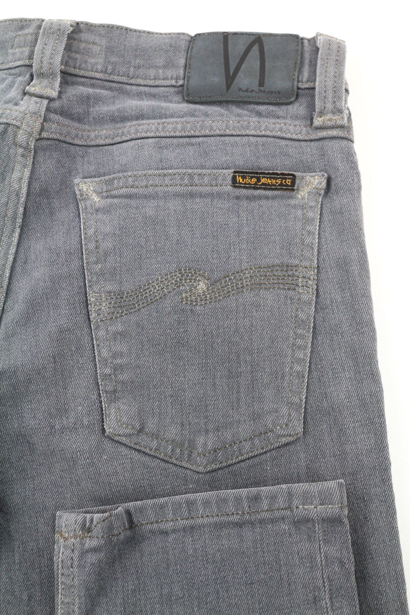 Nudie Jeans TIGHT LONG JOHN W29/L32 Organic Charcoal Slim Fit 80672 Size US 29 - 5 Thumbnail
