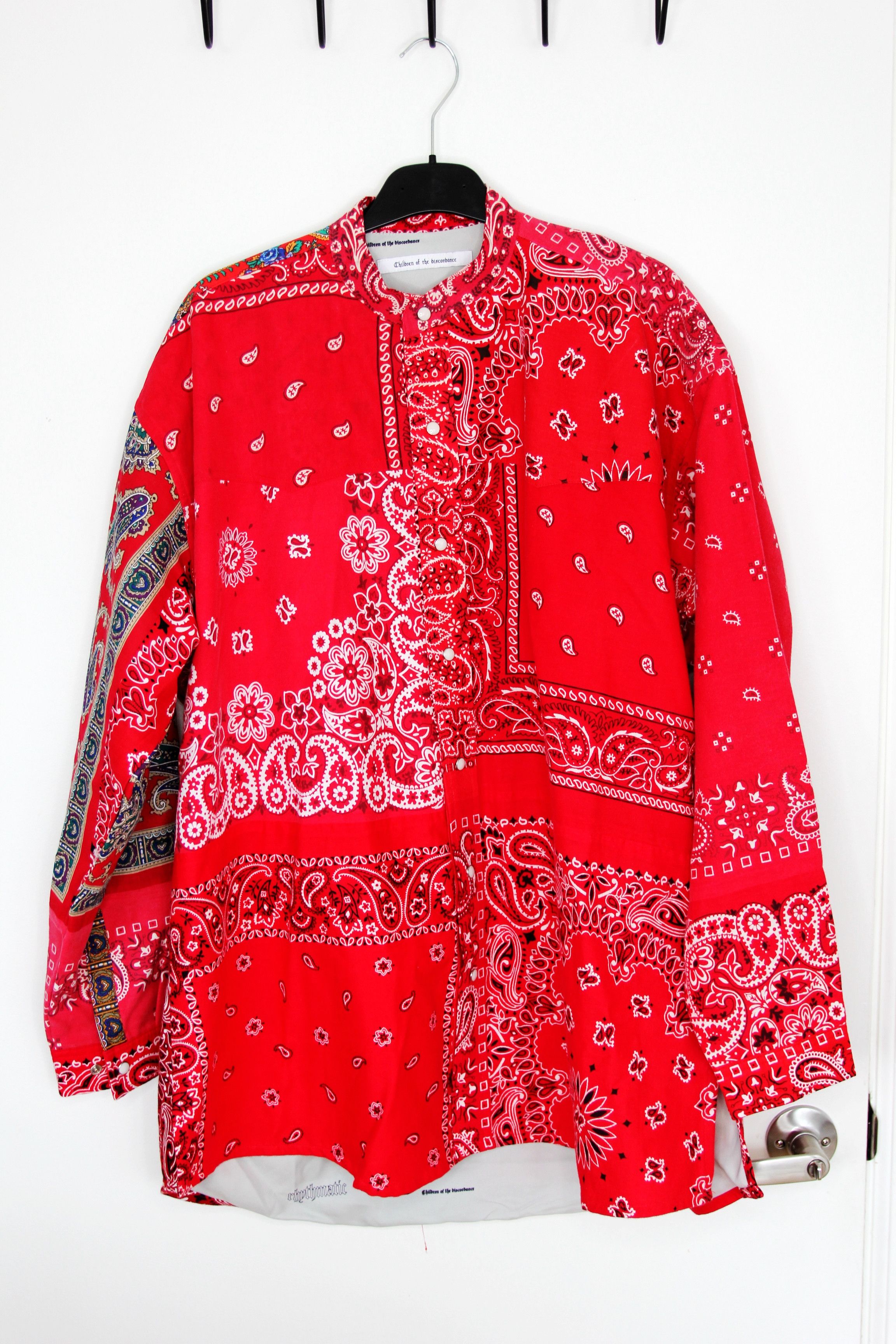 Children of the discordance CHILDREN OF THE DISCORDANCE VINTAGE BANDANA PATCH SHIRT 3 Size US L / EU 52-54 / 3 - 1 Thumbnail