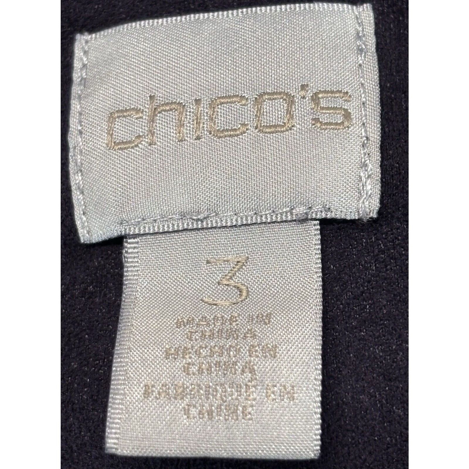 X-LARGE Chicos Microsuede Button Up Shirt Sz 3 US X-Large Dark Purple Womens Tunic Size XL / US 12-14 / IT 48-50 - 6 Thumbnail