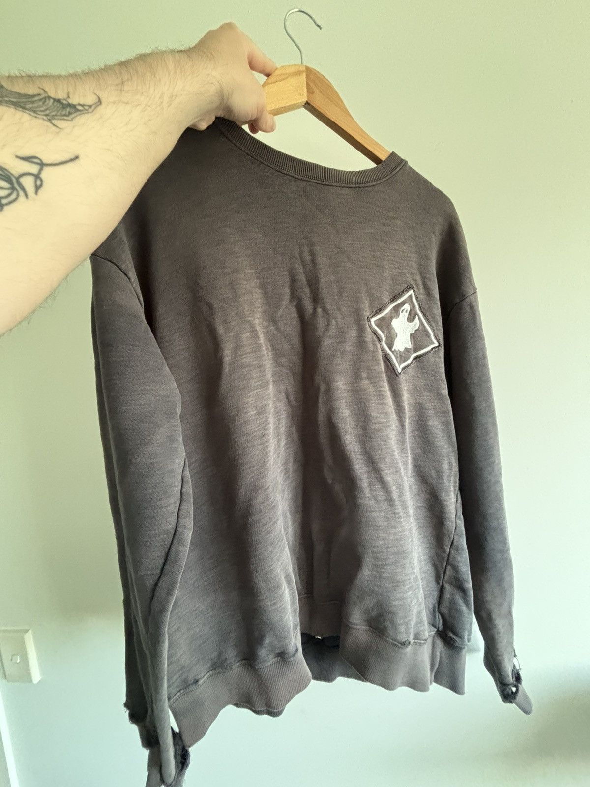 Ksubi × Vintage Destroyed Ksubi ‘Baddies’ Sweater Size US M / EU 48-50 / 2 - 2 Thumbnail
