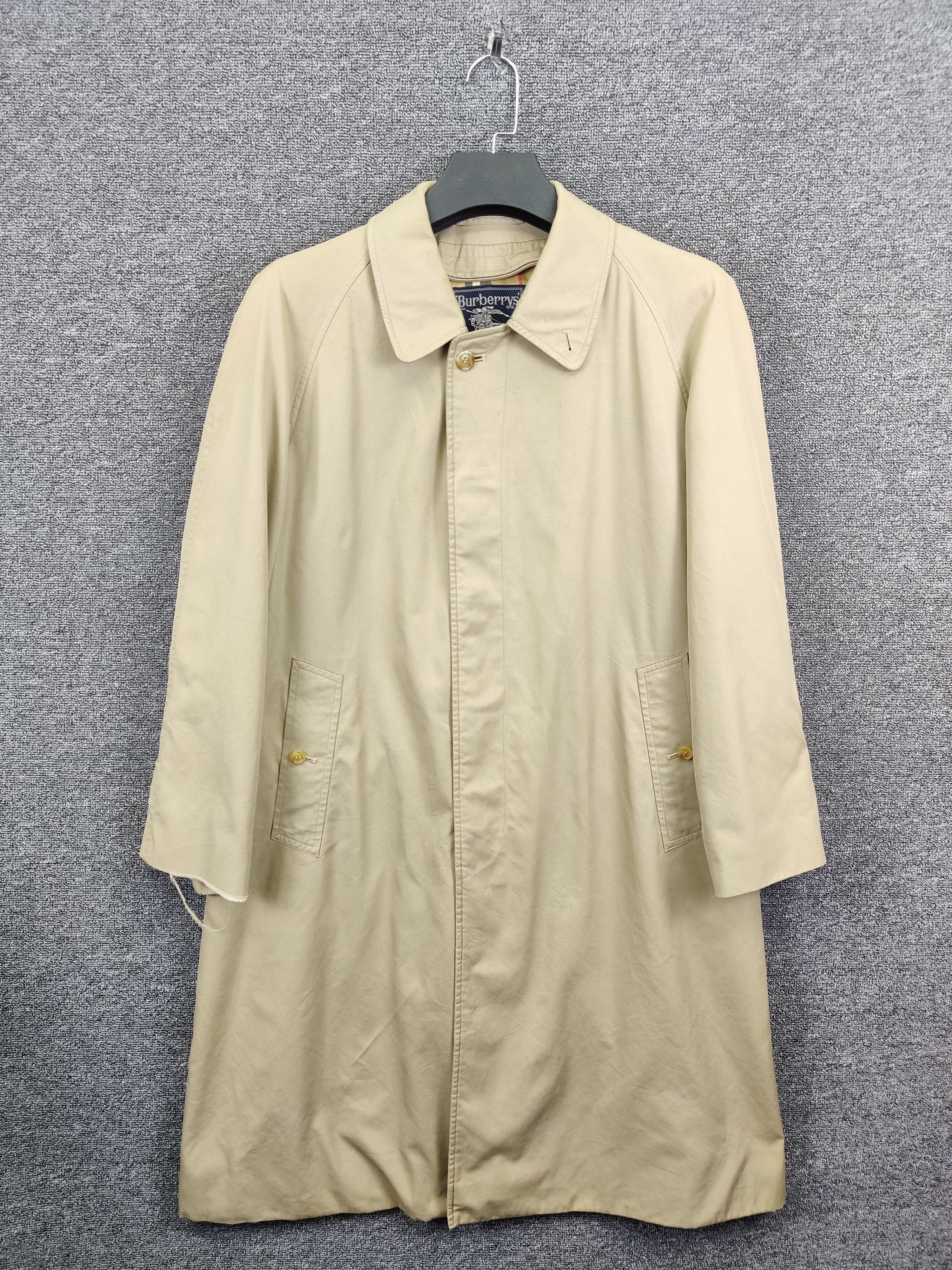 Burberry Vintage Burberrys Nova Check Trench Coat Size US L / EU 52-54 / 3 - 1 Thumbnail