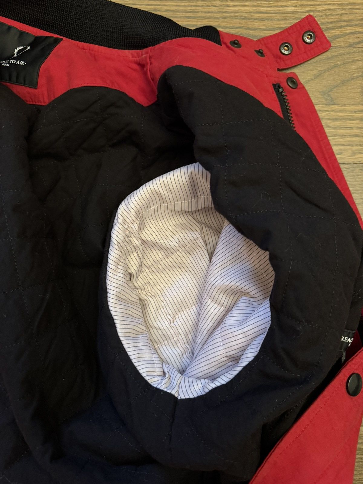 Surface To Air Surface To Air Paris Red Bomber Jacket Size US L / EU 52-54 / 3 - 14 Thumbnail