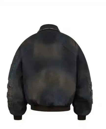 Other Jack Retro heavy distressed denim thickened dirty jacket Size US L / EU 52-54 / 3 - 4 Thumbnail
