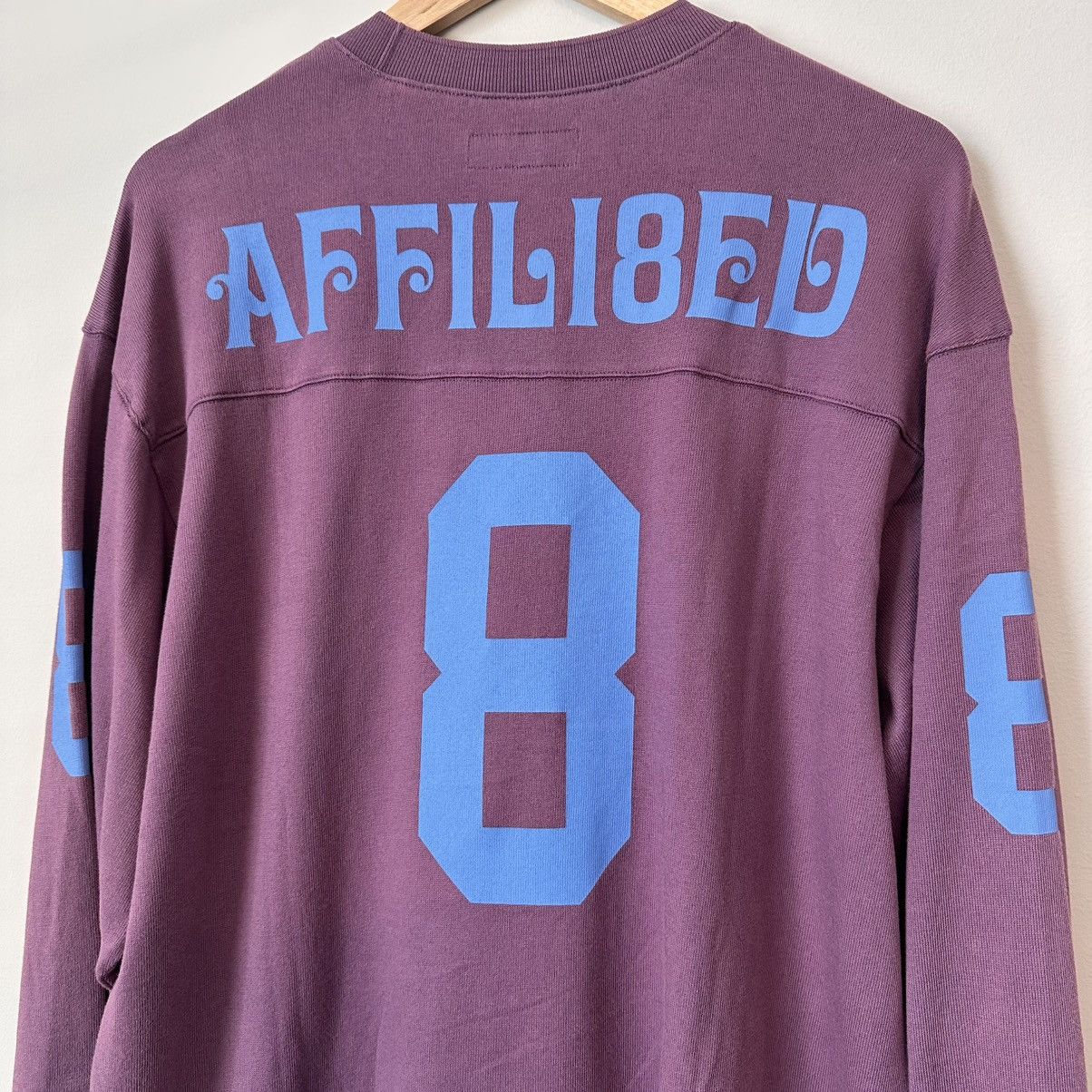 Supreme Affiliated L/S Football Top Dusty Purple Sz L