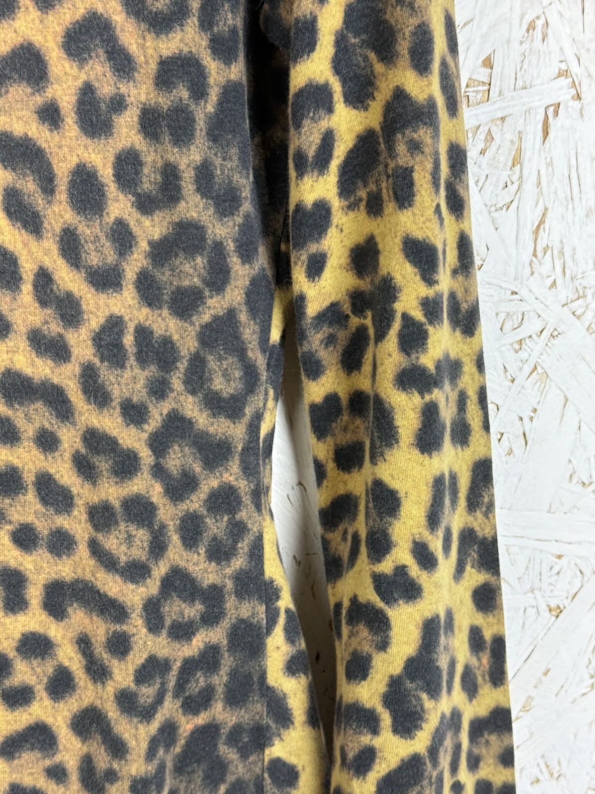 Jean Paul Gaultier Vintage Jean Paul Gaultier Leopard Print Long Sleeve 40 ~M Size M / US 6-8 / IT 42-44 - 4 Thumbnail
