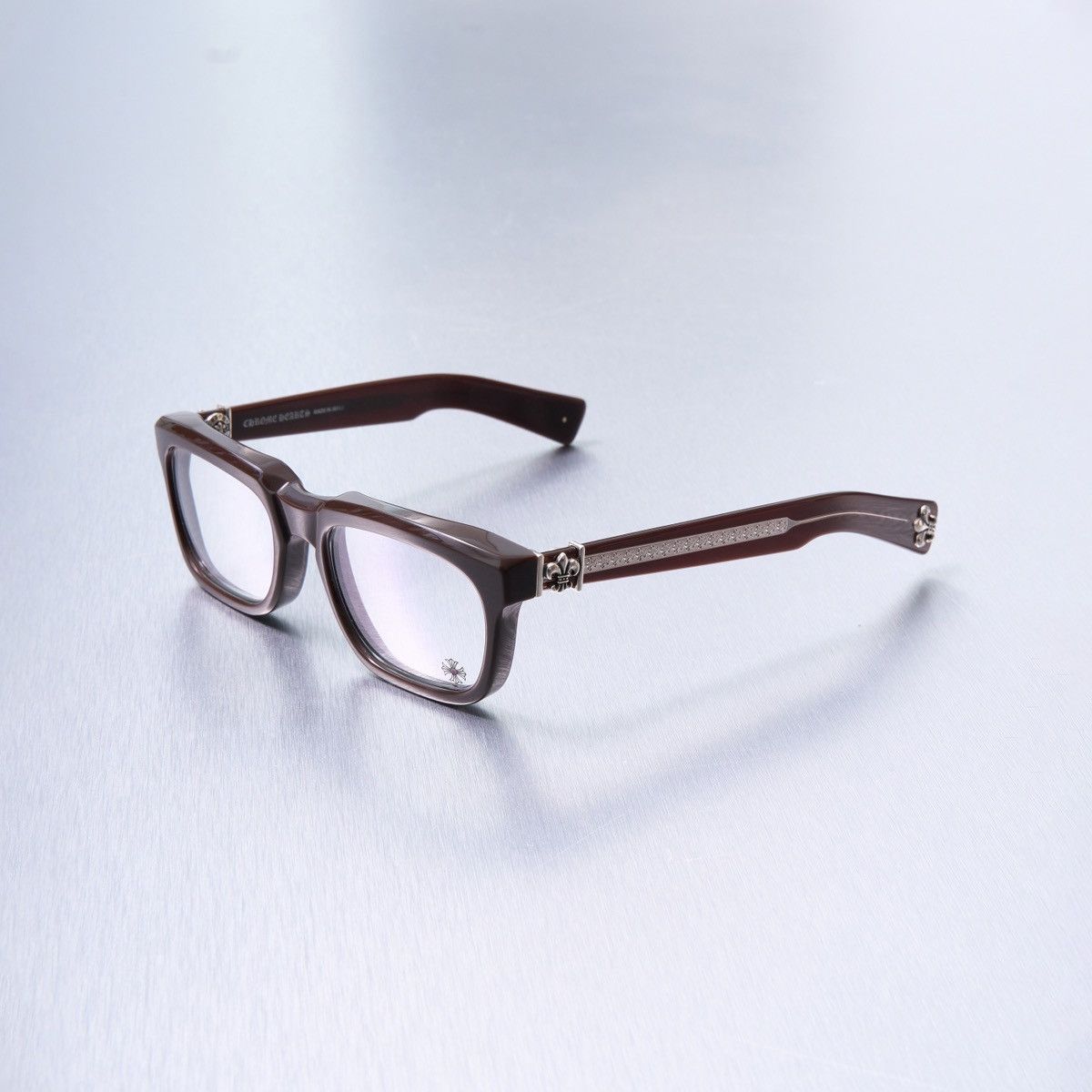 Chrome Hearts CHROME HEARTS SEE YOU IN TEA CLASSIC BROWN GLASSES Size ONE SIZE - 1 Thumbnail