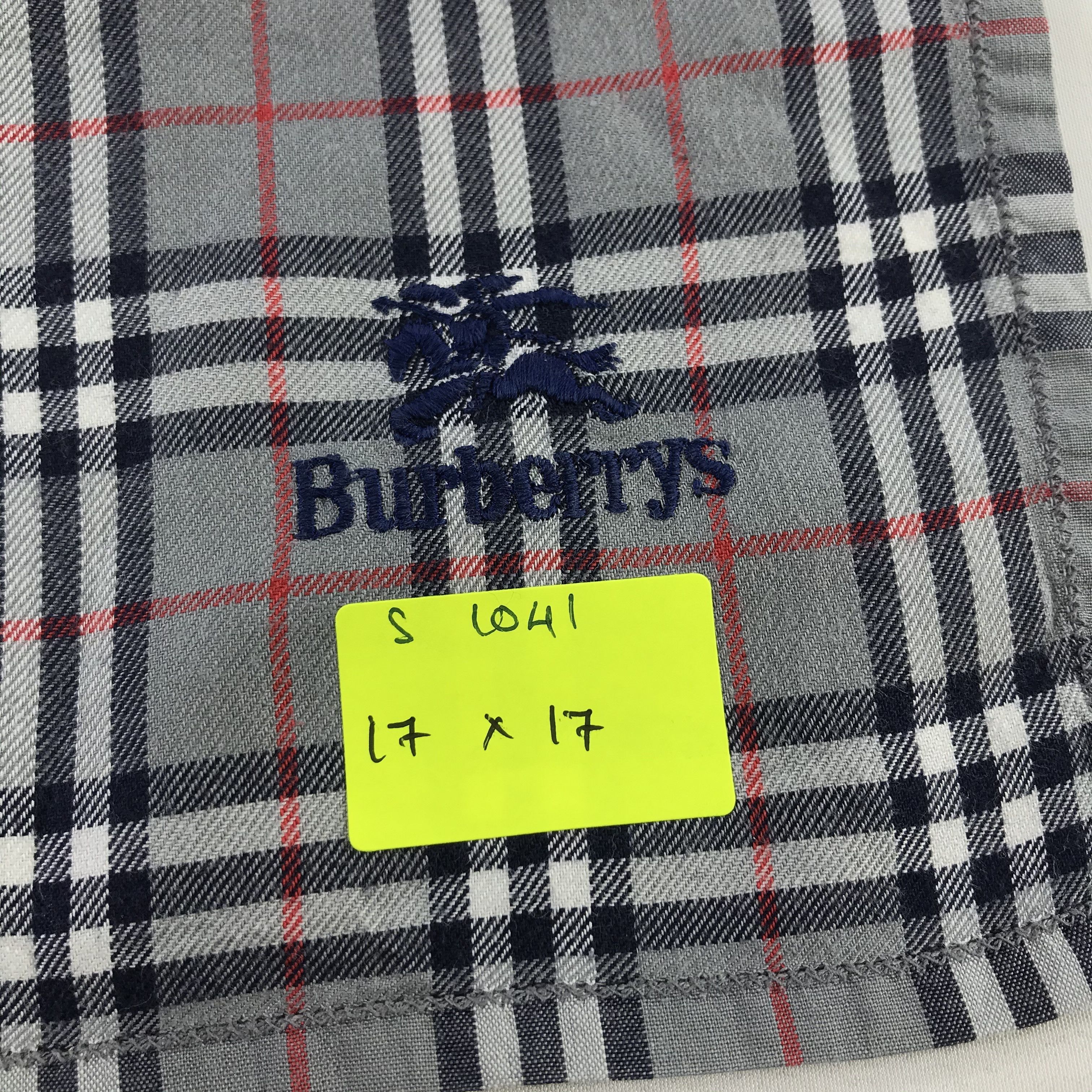 Burberry × Vintage Burberry Bandana / Handkerchief / Neckerchief - S1041 Size ONE SIZE - 5 Thumbnail