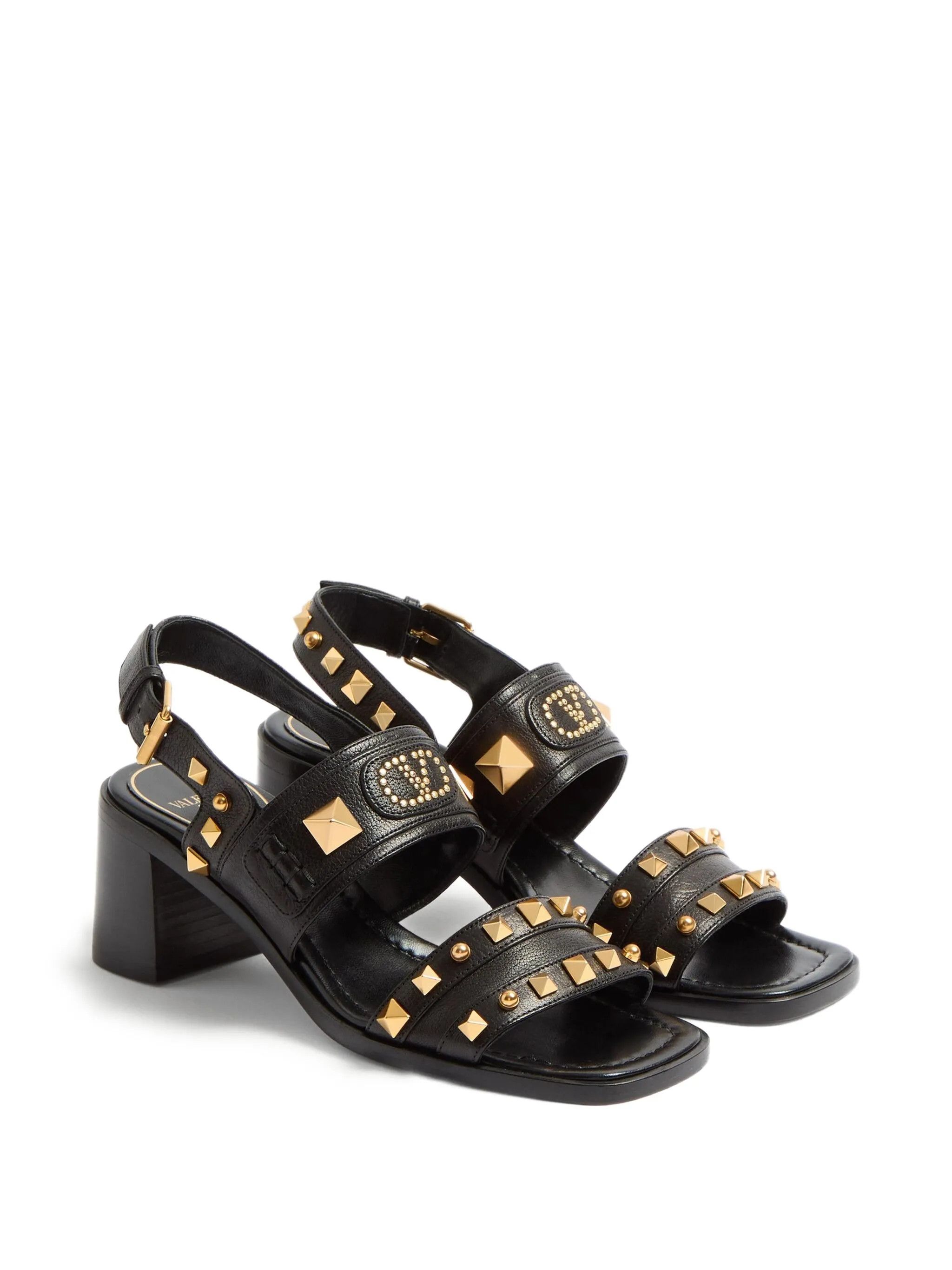 Valentino os11x0126 Blaster Caster Sandals in Black Size US 7 / IT 37 - 2 Thumbnail