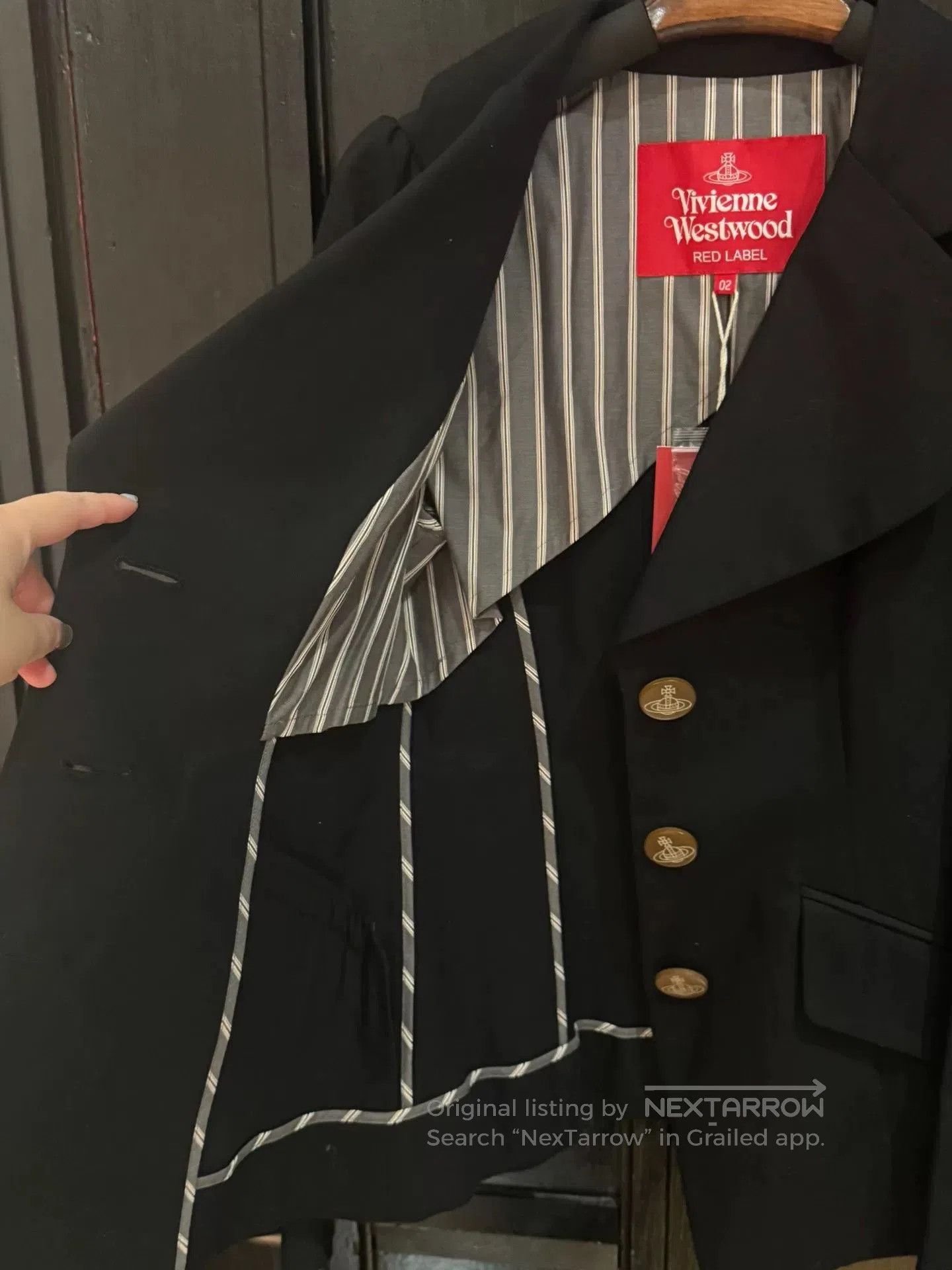 Vivienne Westwood vivienne westwood black heart collar blazer. Size S / US 4 / IT 40 - 2 Thumbnail