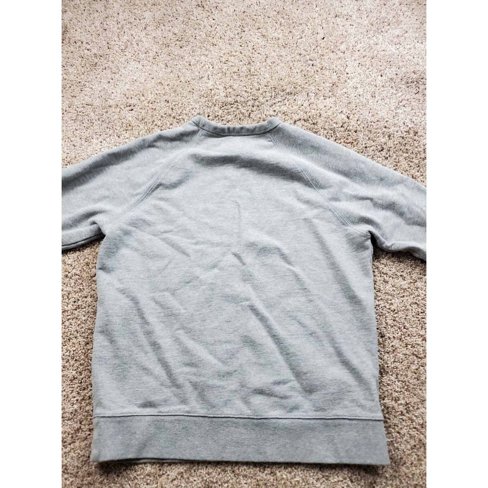 Everlane Everlane Sweatshirt Mens Large Gray 100% SF Crewneck Pullover Cotton Minimalist Knit Graphic Print Logo Casual Sleeves Long Sleeve Raglan Size US L / EU 52-54 / 3 - 7 Thumbnail