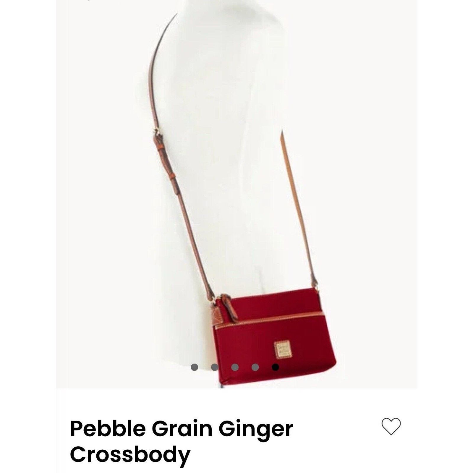 Dooney & Bourke Dooney & Bourke Pebble Leather Ginger Pouchette Crossbody Size ONE SIZE - 2 Thumbnail
