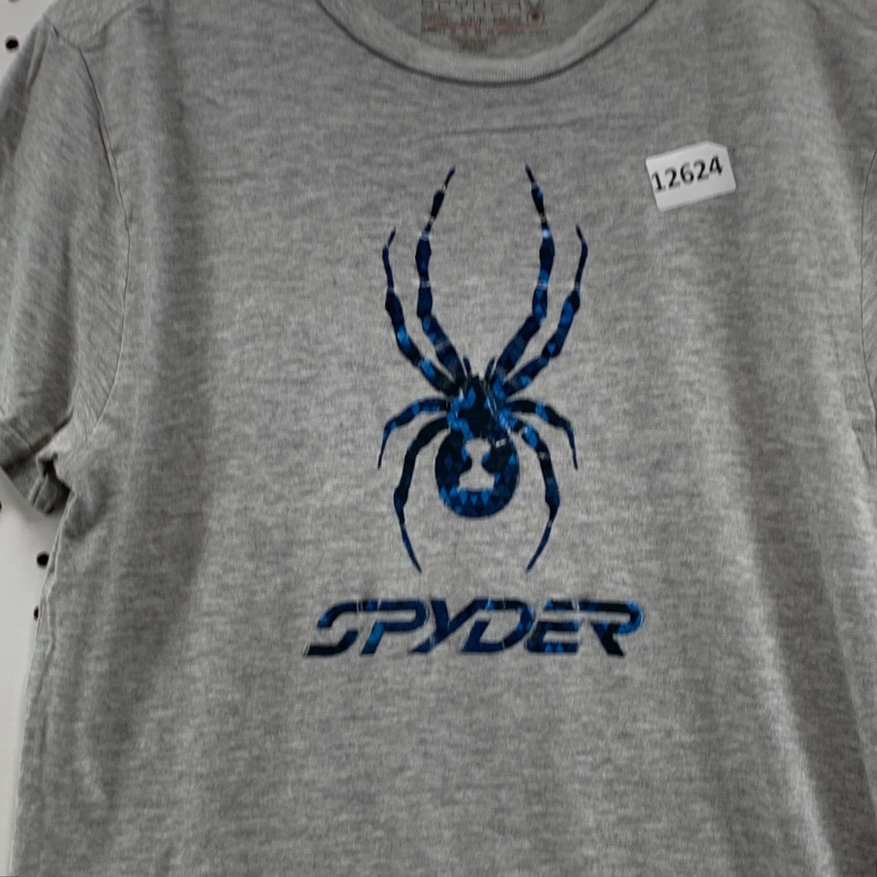 Spyder Spyder Graphic T-Shirt Men's Size Small Gray Crew Neck Short Sleeve Size US S / EU 44-46 / 1 - 6 Thumbnail