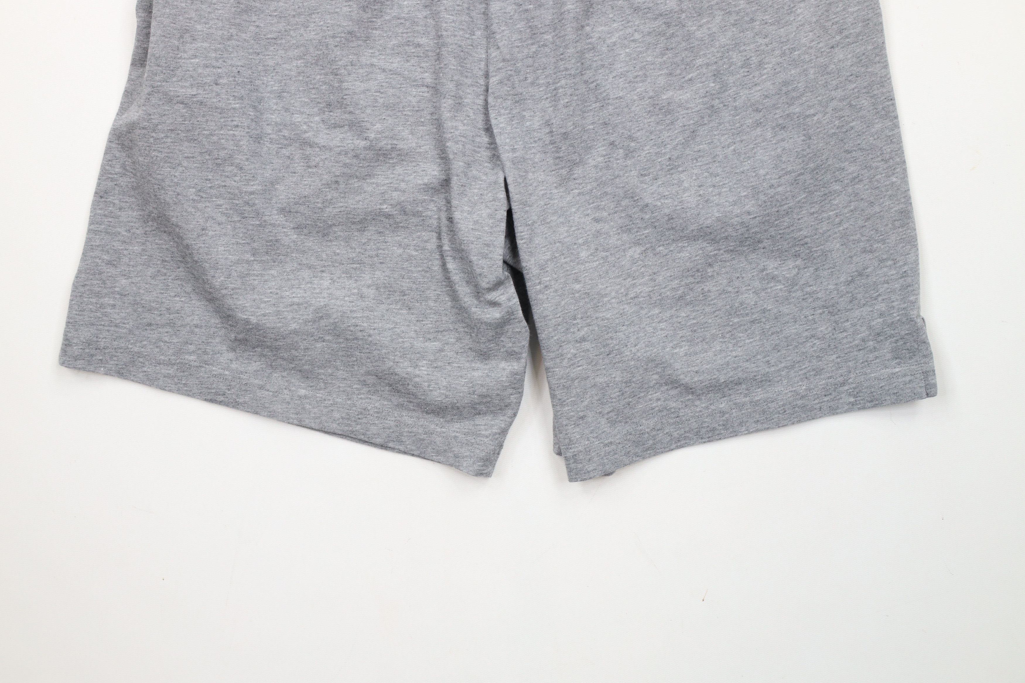Nike × Vintage Vintage Nike Mini Swoosh Above Knee Shorts Heather Gray Size US 32 / EU 48 - 11 Thumbnail