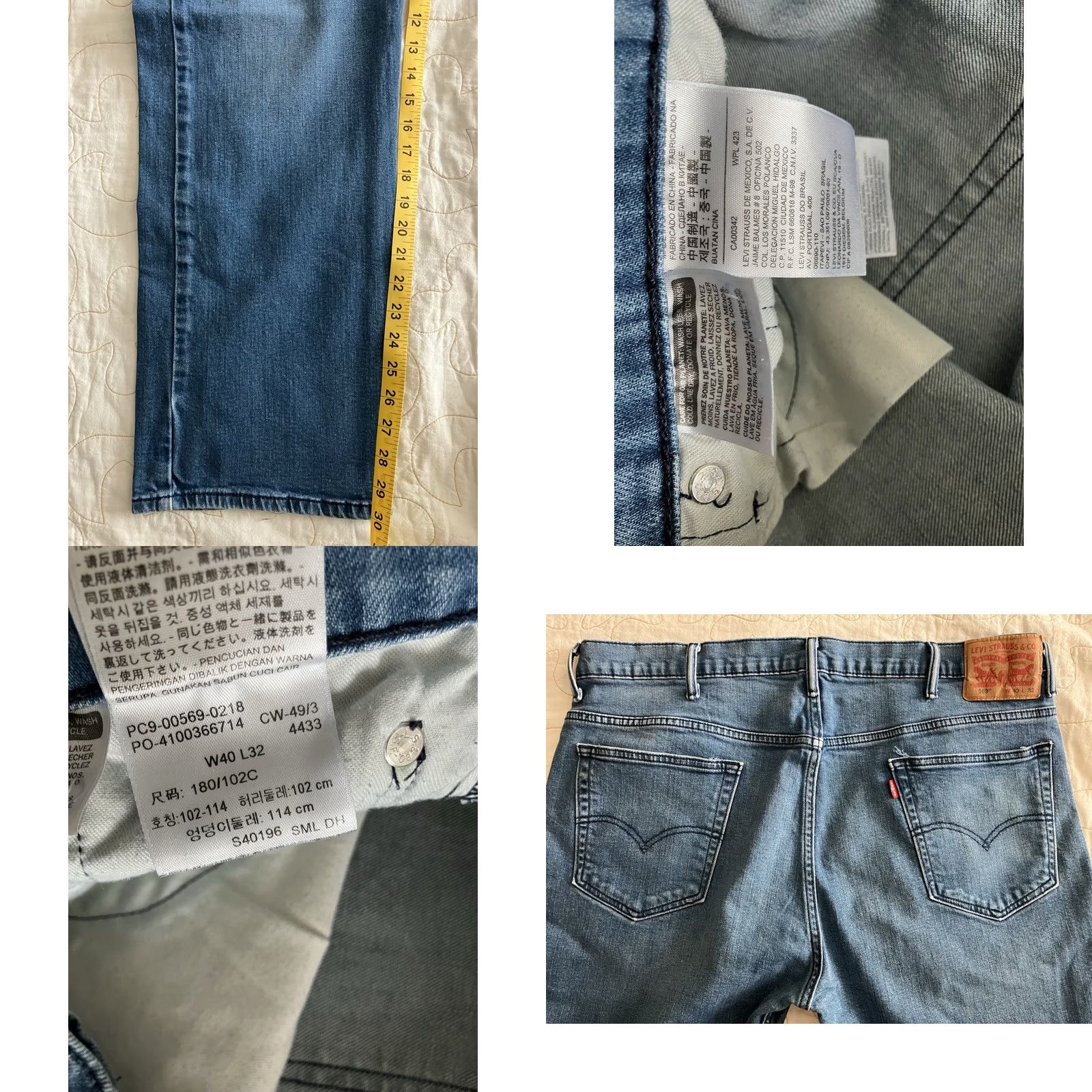 Levi's Concise and Action-Oriented: "Levi'S 569 Loose Fit..." is a clear understandable statement Size US 40 / EU 56 - 8 Thumbnail