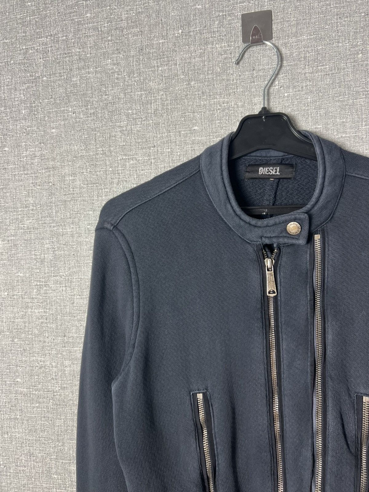 Diesel Vintage Diesel Multi Zipper Woomens Moto Style Racing Jacket Size S / US 4 / IT 40 - 3 Thumbnail